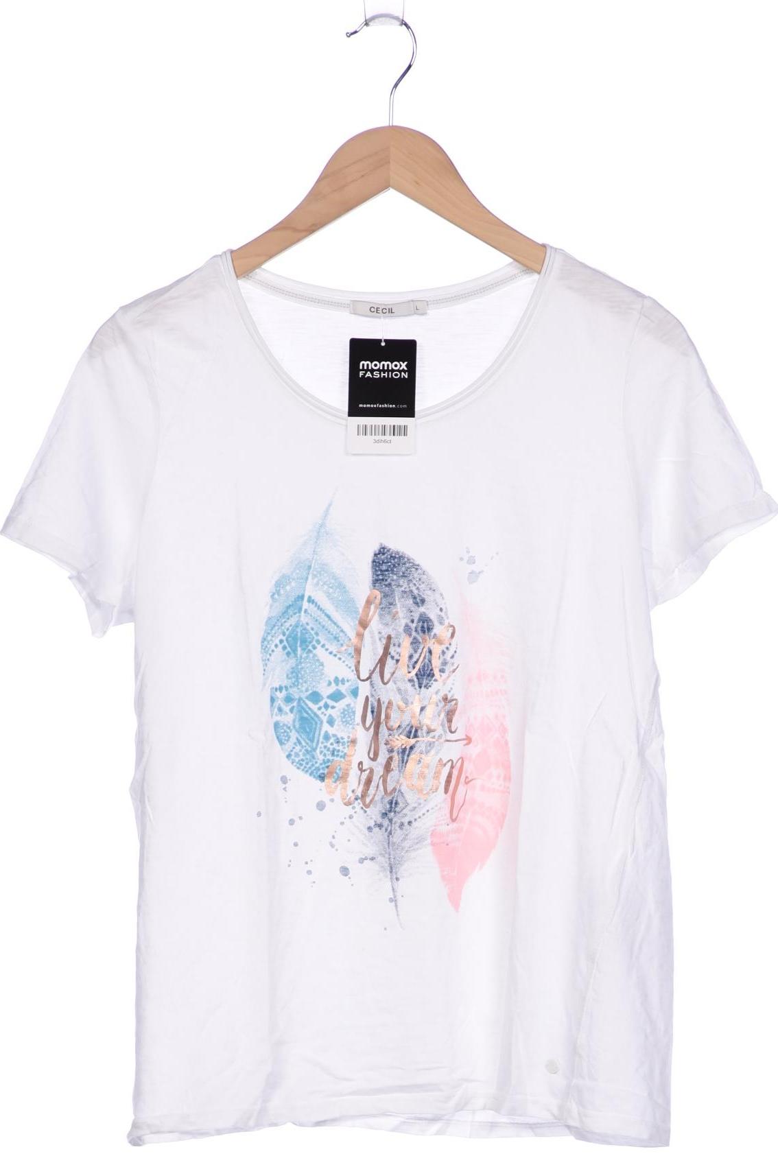 

Cecil Damen T-Shirt, weiß, Gr. 42