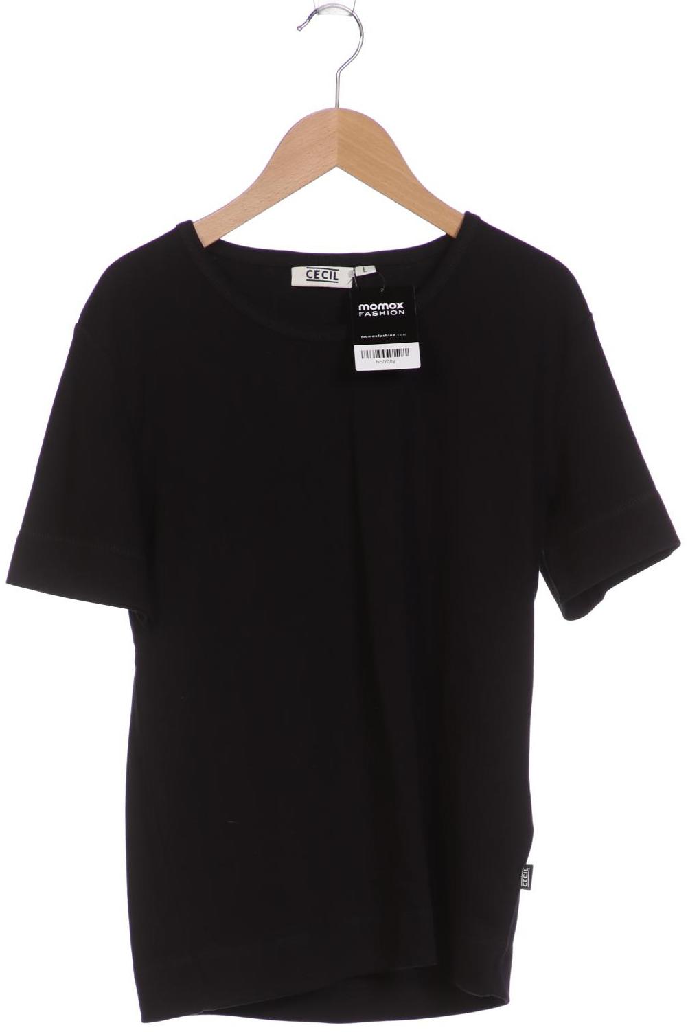 

CECIL Damen T-Shirt, schwarz