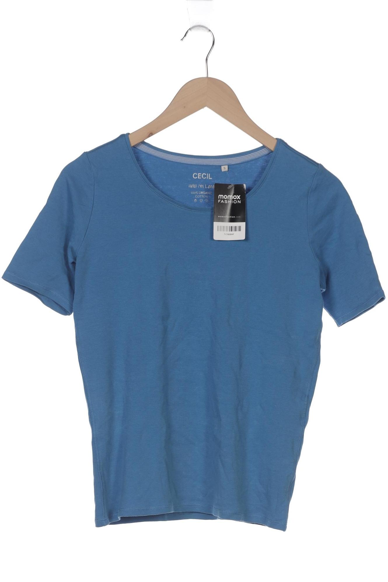 

Cecil Damen T-Shirt, blau, Gr. 36