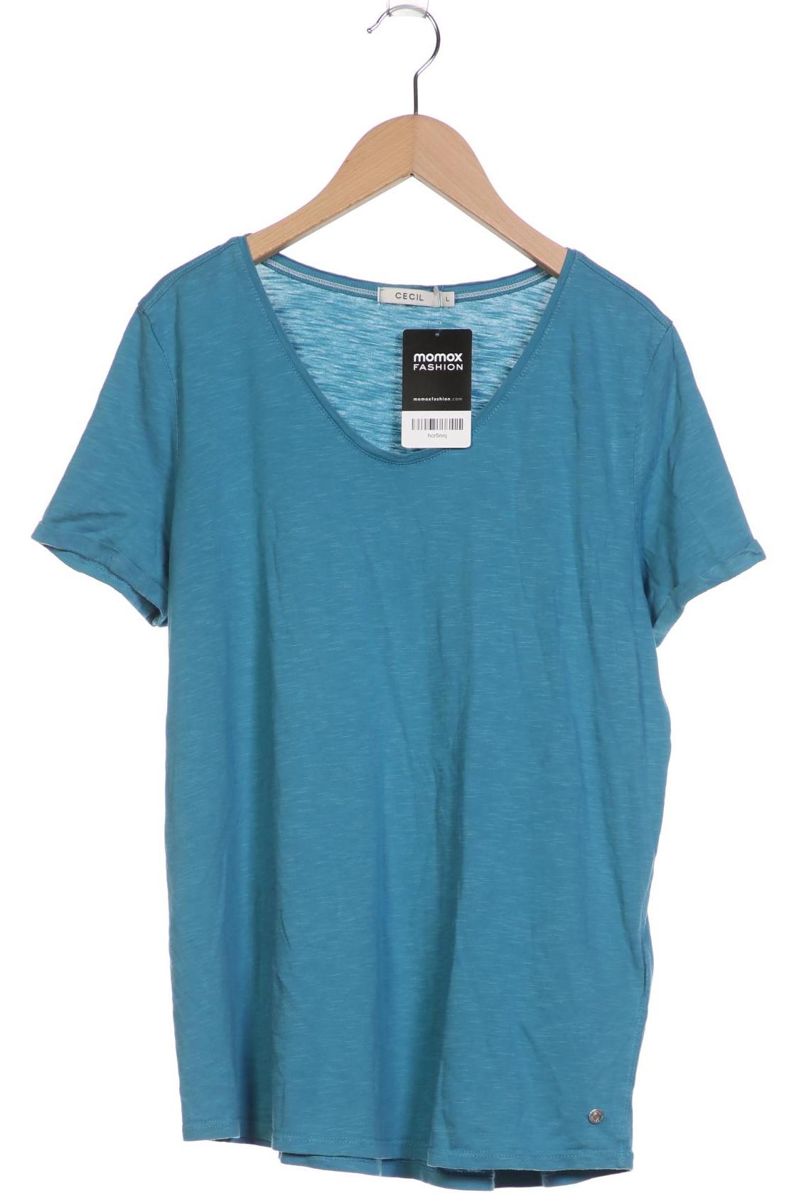 

Cecil Damen T-Shirt, blau, Gr. 42