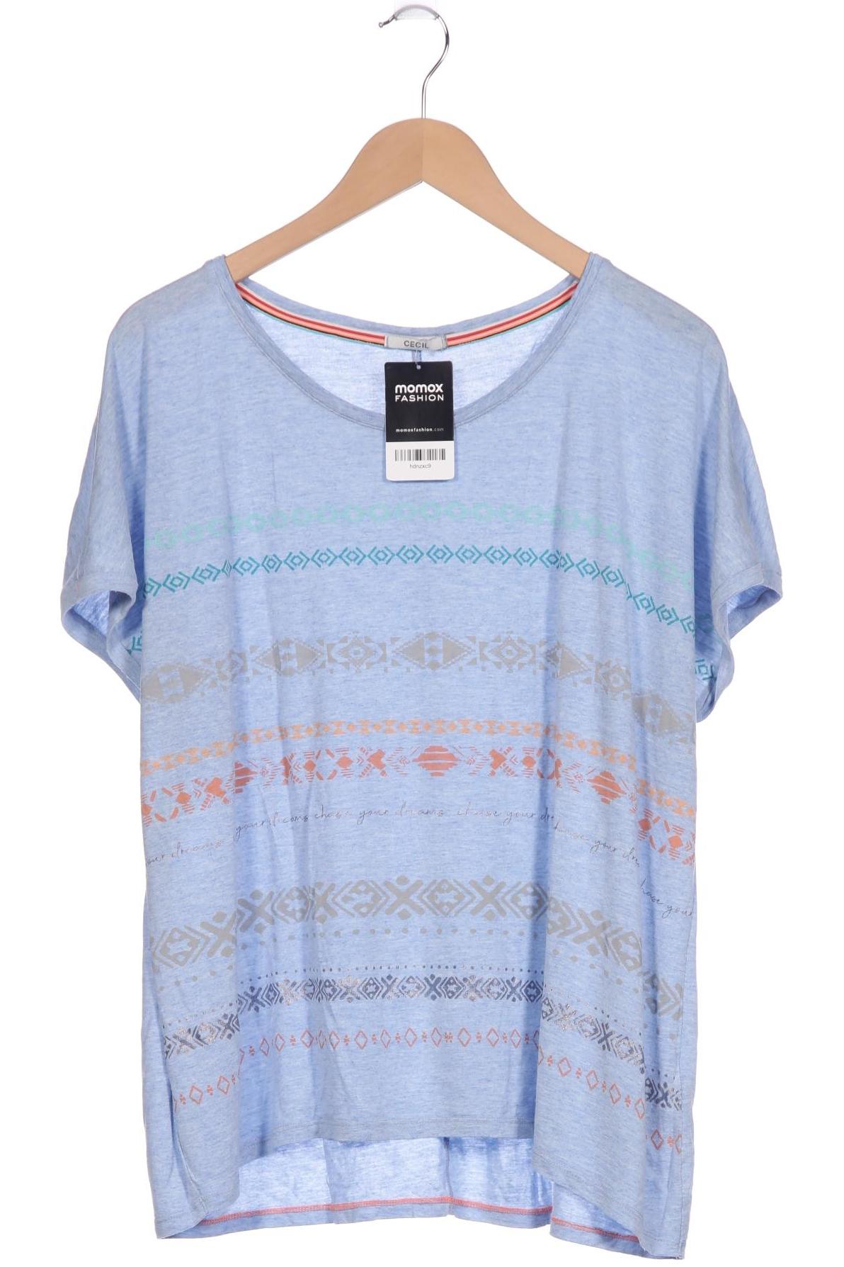 

Cecil Damen T-Shirt, blau, Gr. 46
