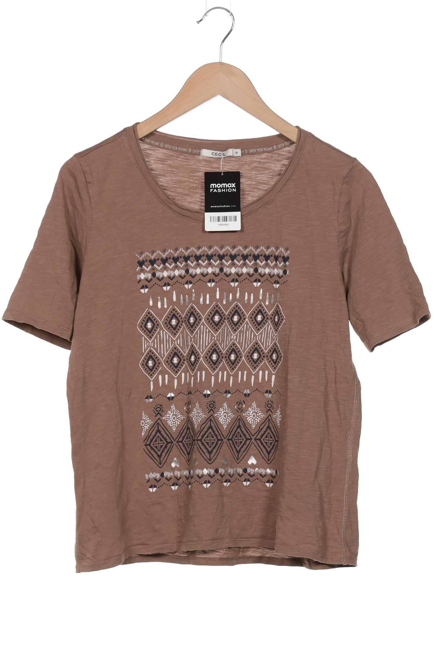 

Cecil Damen T-Shirt, braun, Gr. 38