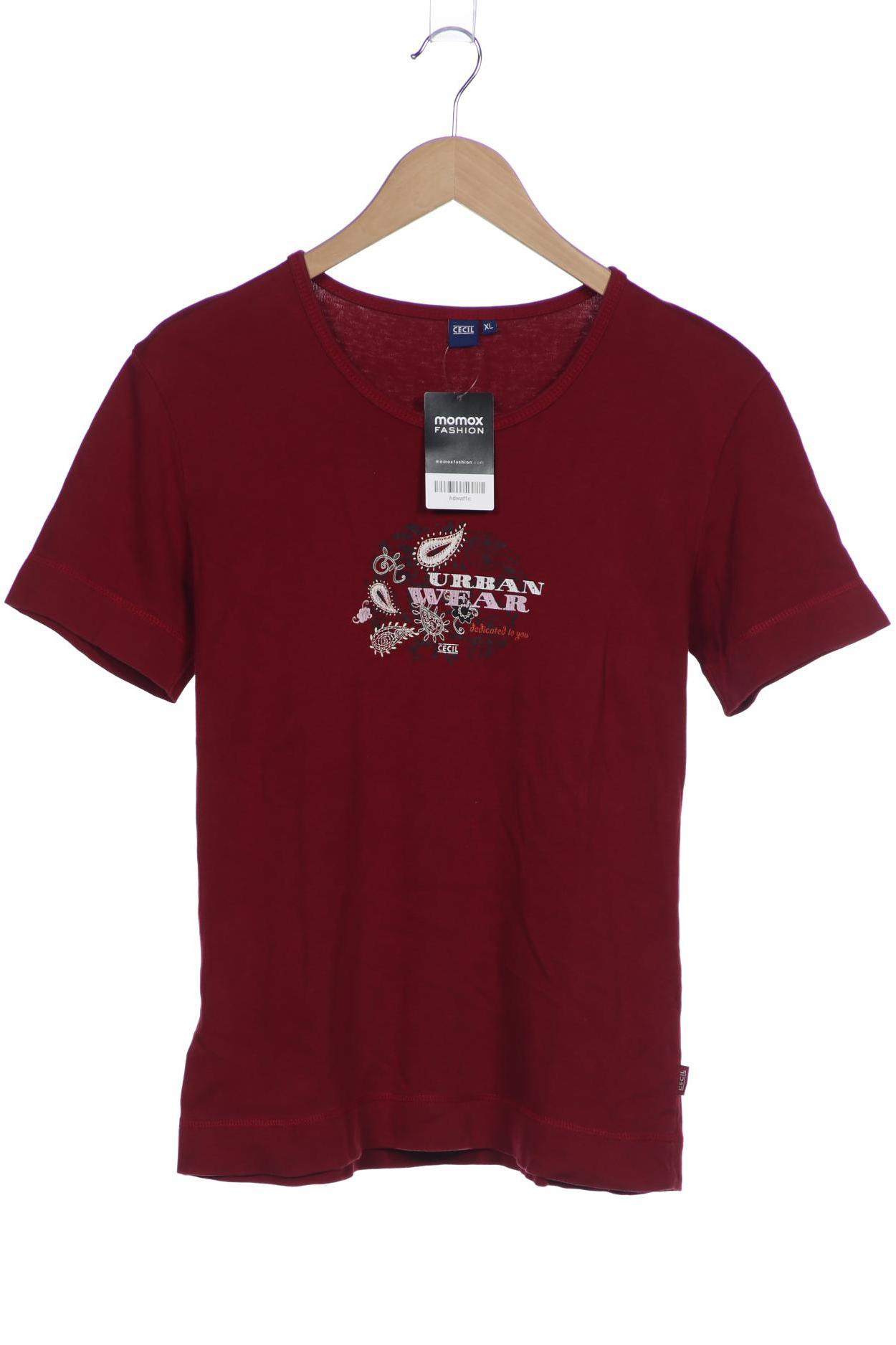 

Cecil Damen T-Shirt, bordeaux, Gr. 44