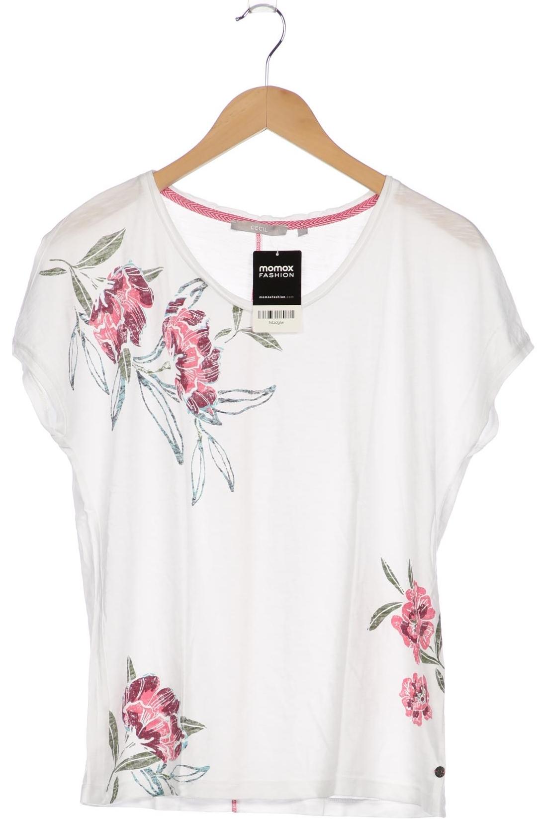

Cecil Damen T-Shirt, weiß, Gr. 38