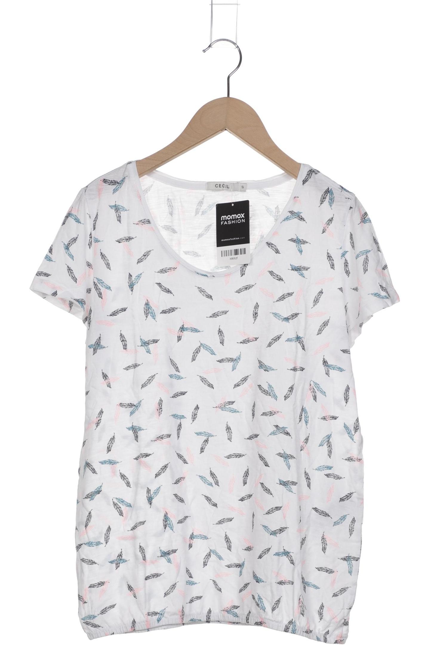 

Cecil Damen T-Shirt, weiß, Gr. 36