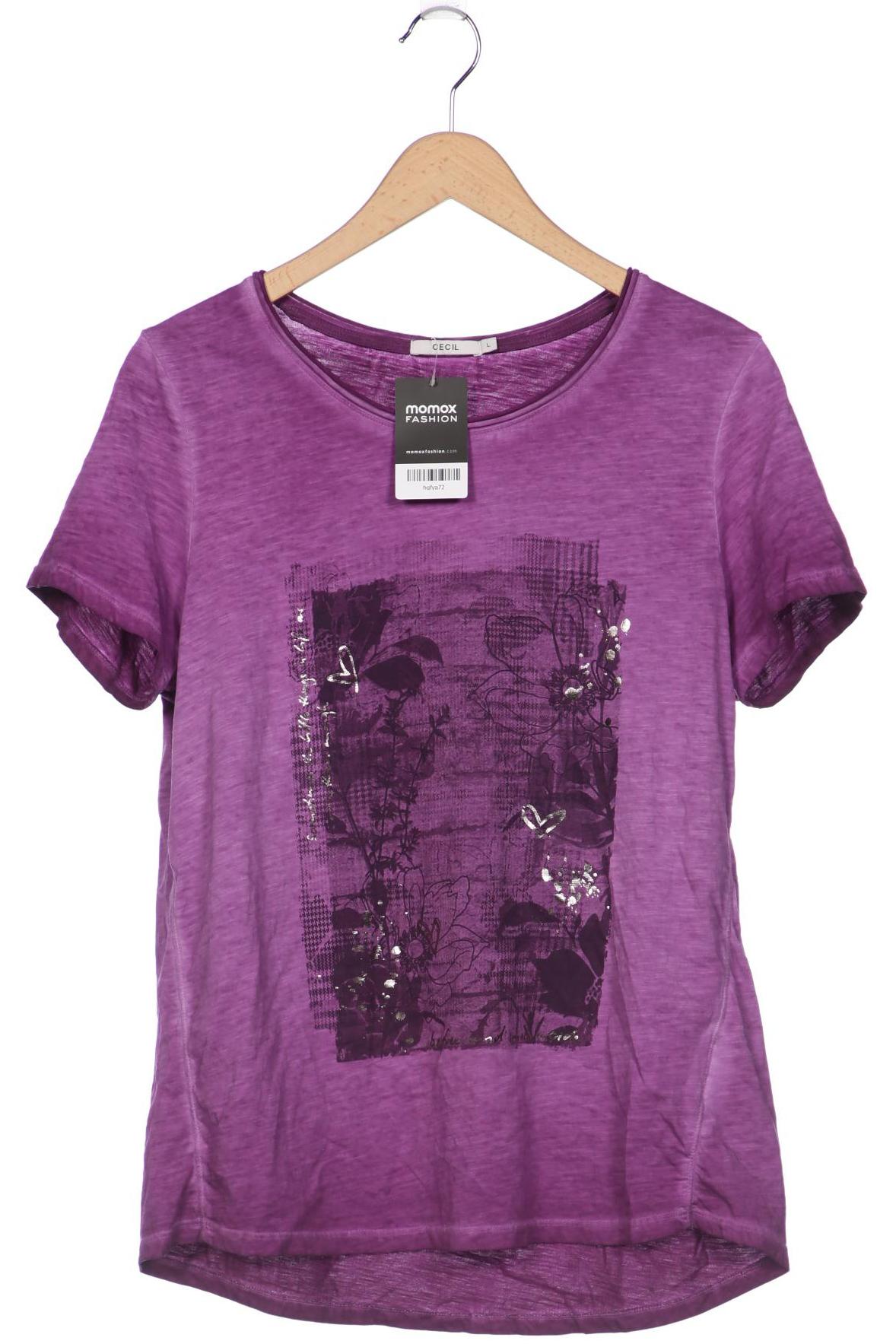 

Cecil Damen T-Shirt, flieder, Gr. 42