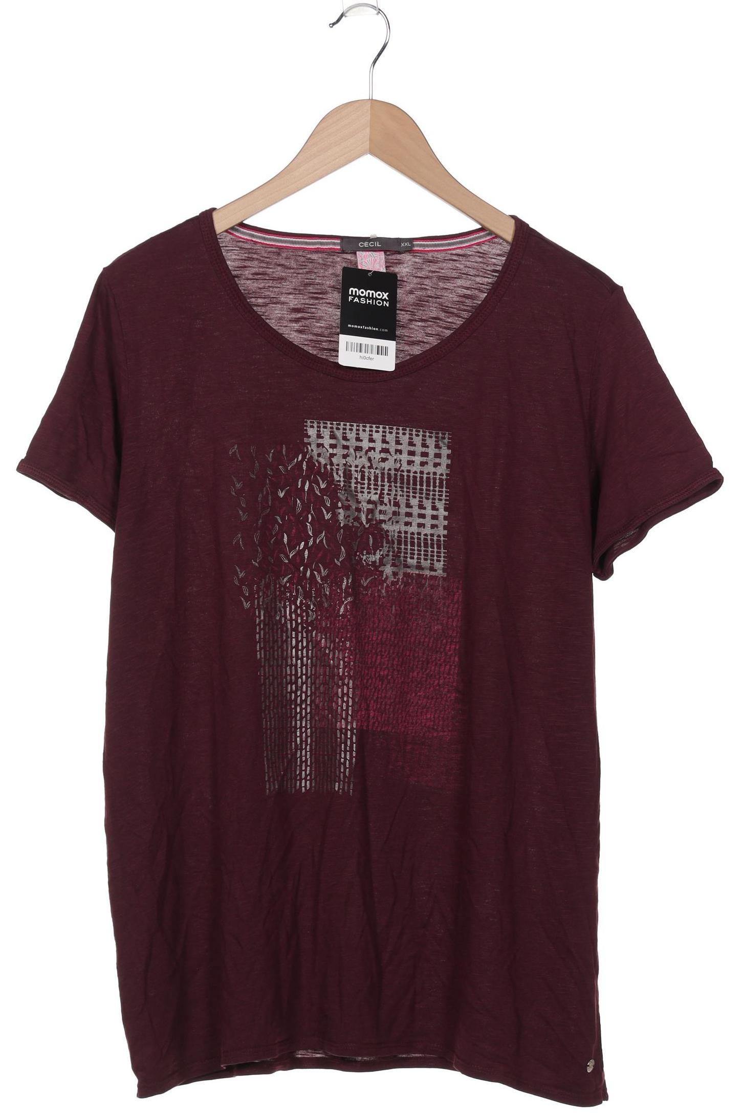 

Cecil Damen T-Shirt, bordeaux, Gr. 46