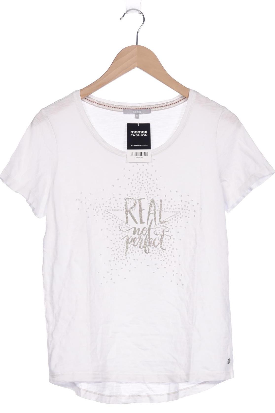 

Cecil Damen T-Shirt, weiß, Gr. 38