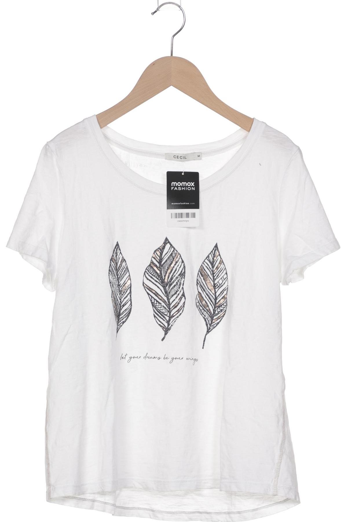 

Cecil Damen T-Shirt, weiß, Gr. 38