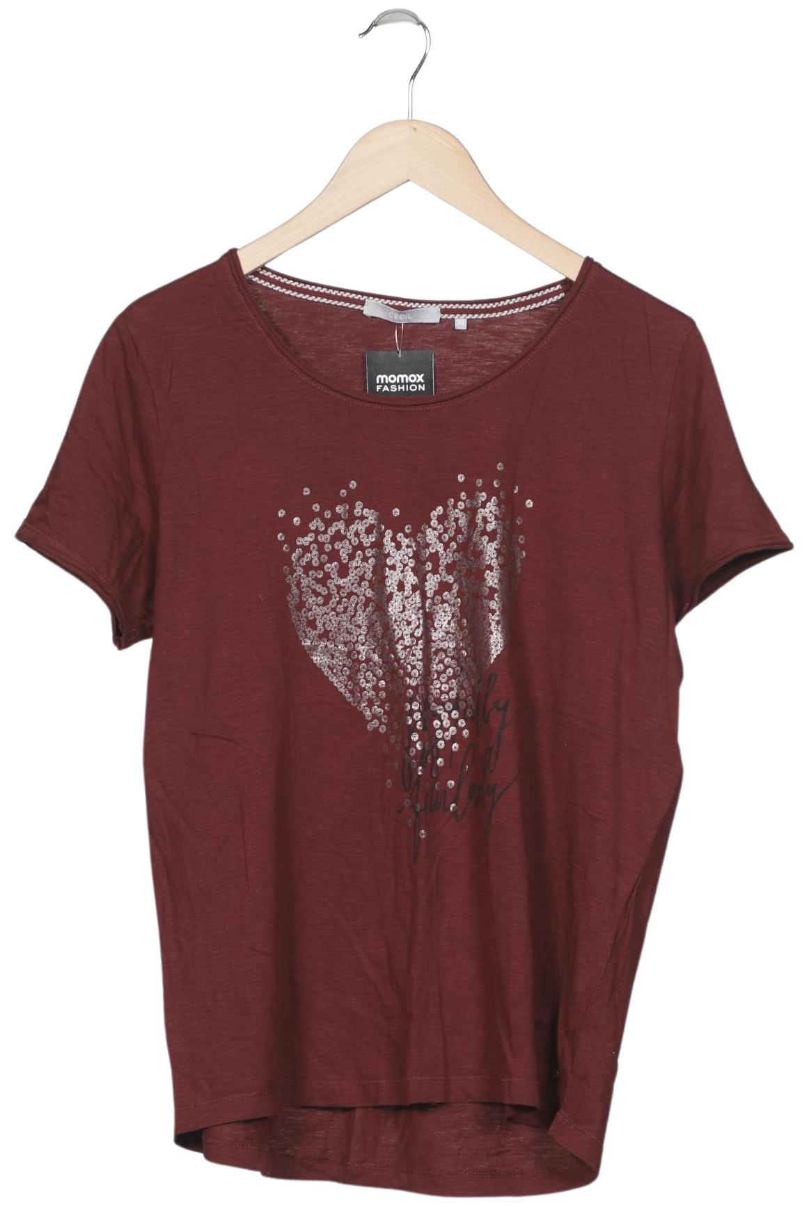 

Cecil Damen T-Shirt, bordeaux, Gr. 44