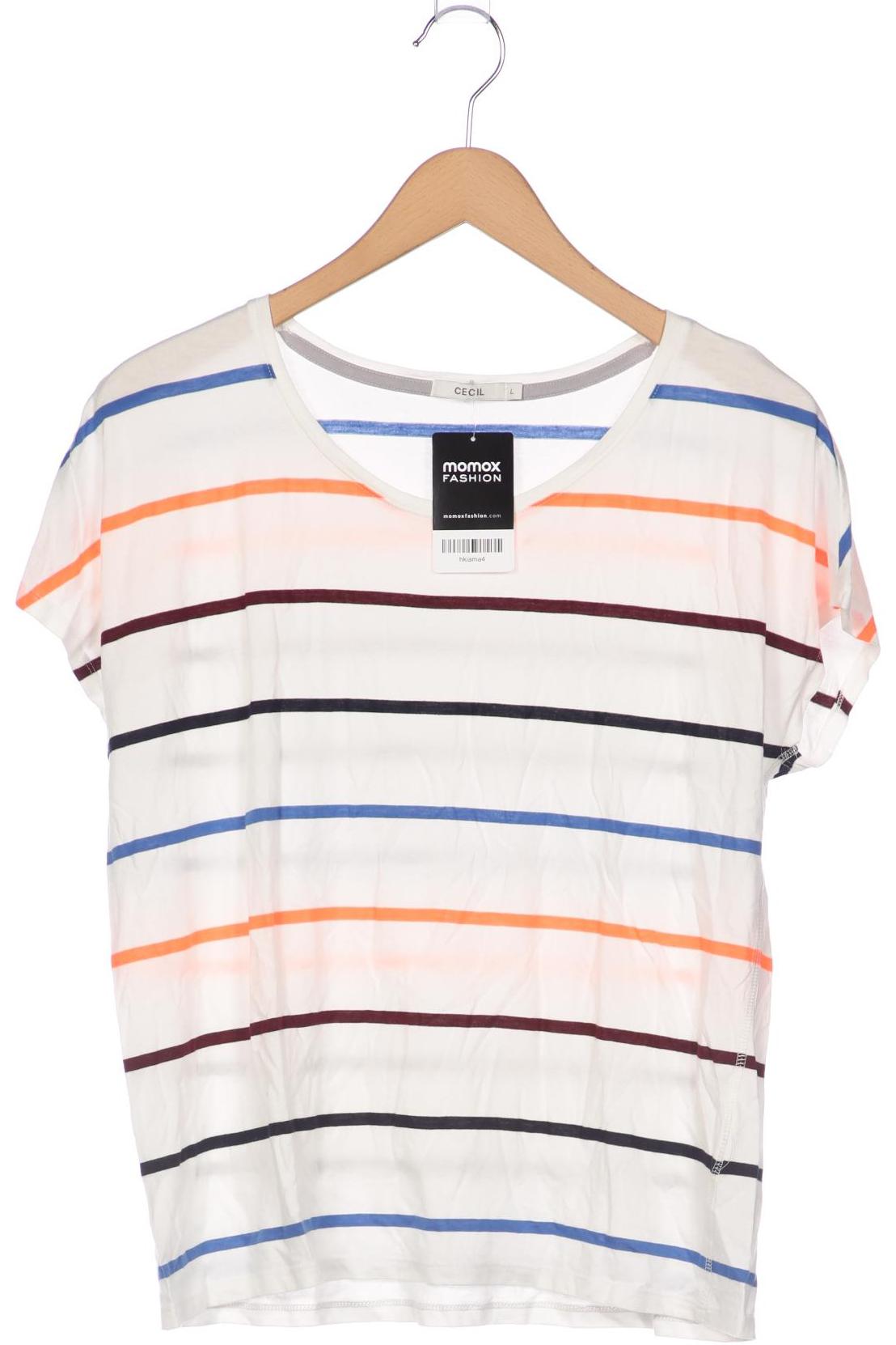 

Cecil Damen T-Shirt, weiß, Gr. 42