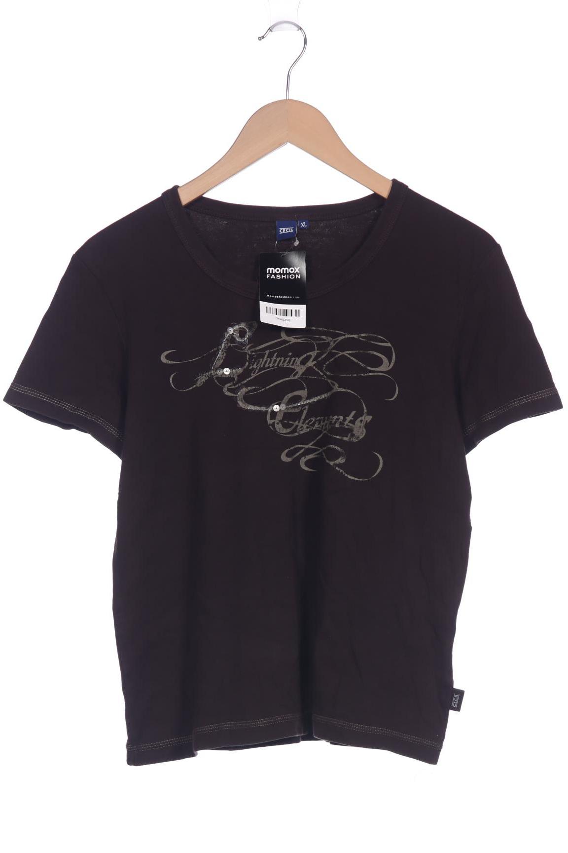 

Cecil Damen T-Shirt, braun, Gr. 44