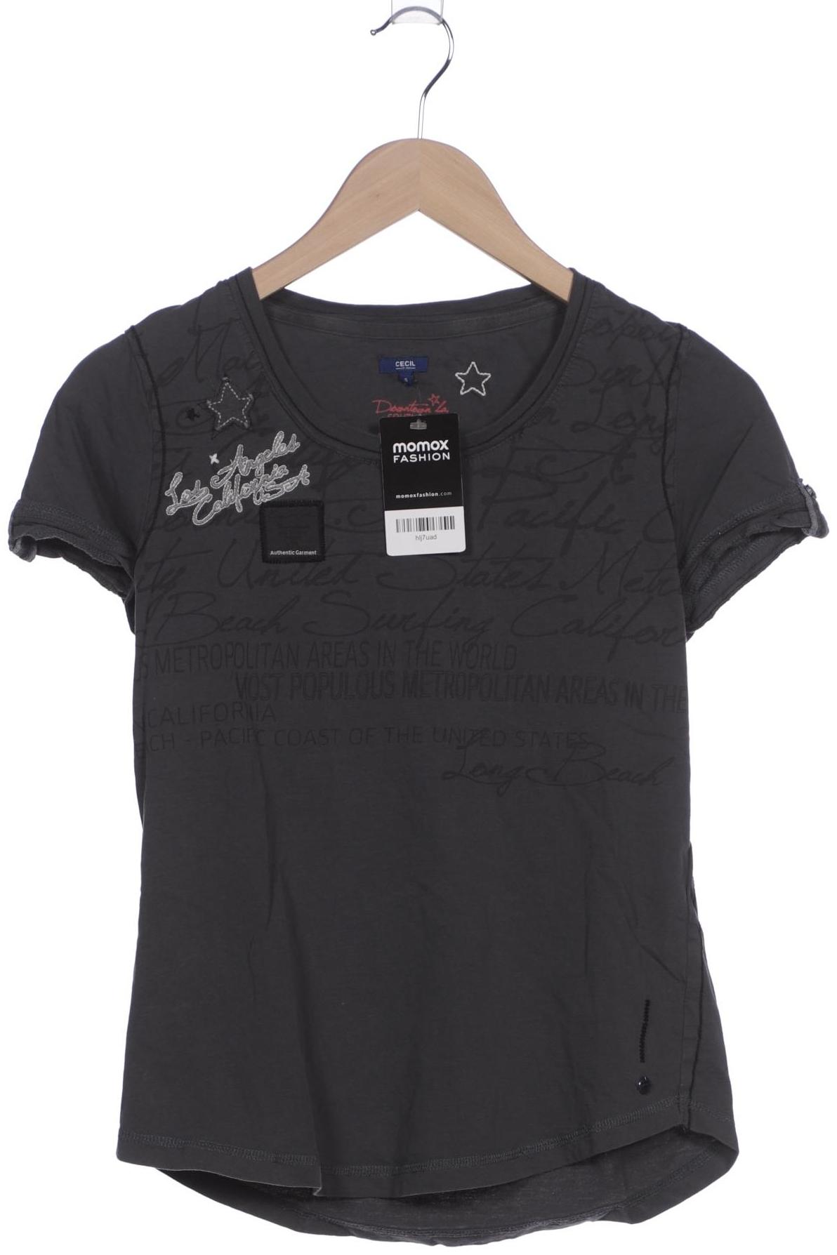 

Cecil Damen T-Shirt, grau, Gr. 36