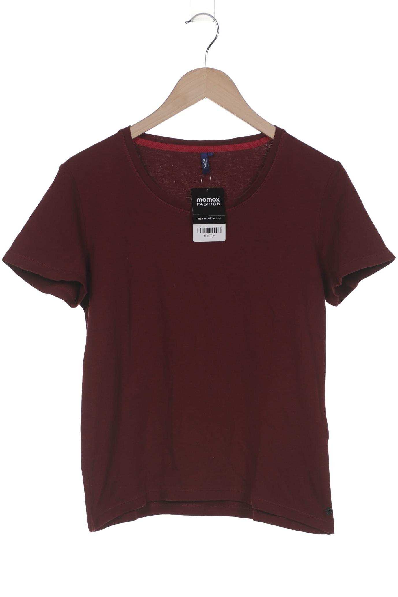 

Cecil Damen T-Shirt, bordeaux, Gr. 42
