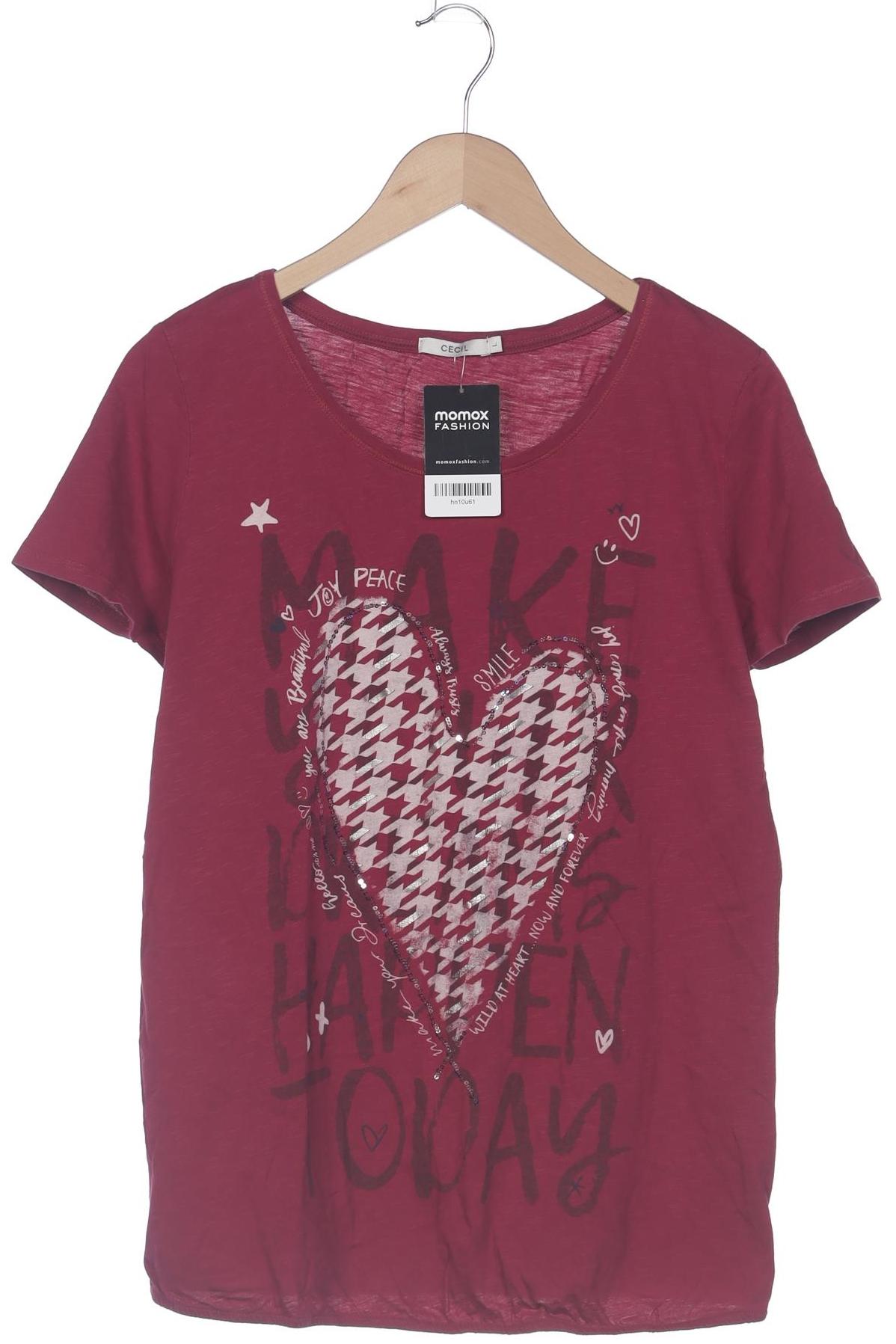 

Cecil Damen T-Shirt, bordeaux, Gr. 42