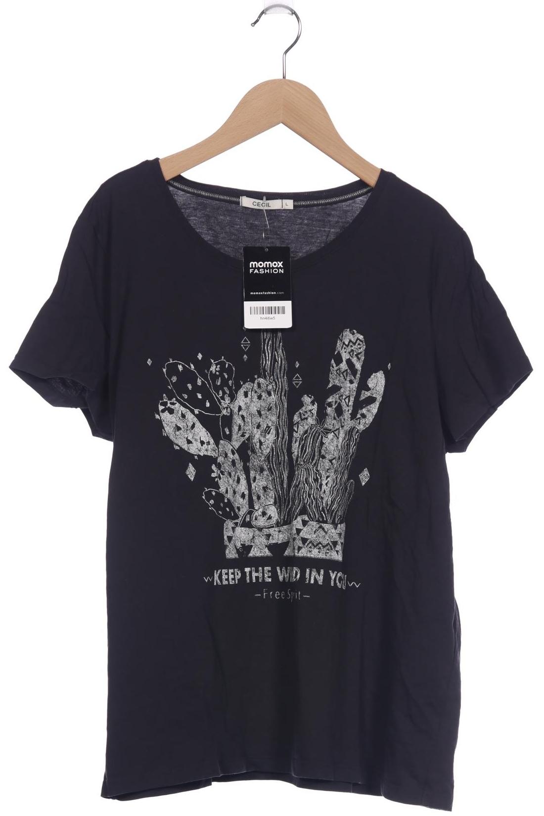 Thumbnail - Cecil Damen T-Shirt, grau, Gr. 42