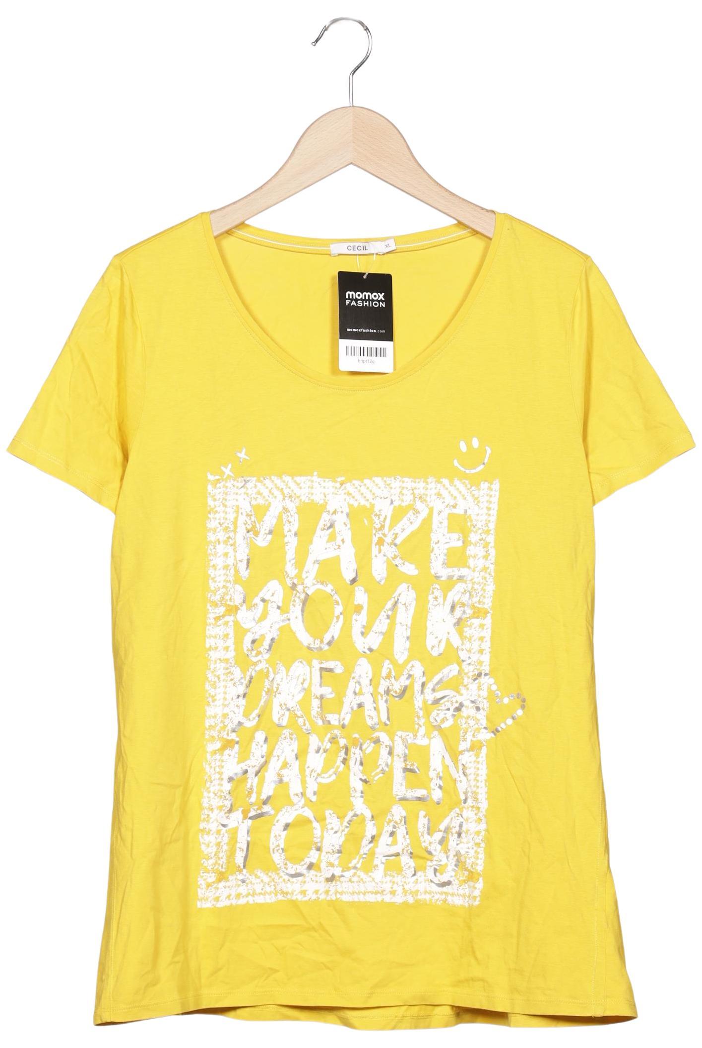 

Cecil Damen T-Shirt, gelb, Gr. 44