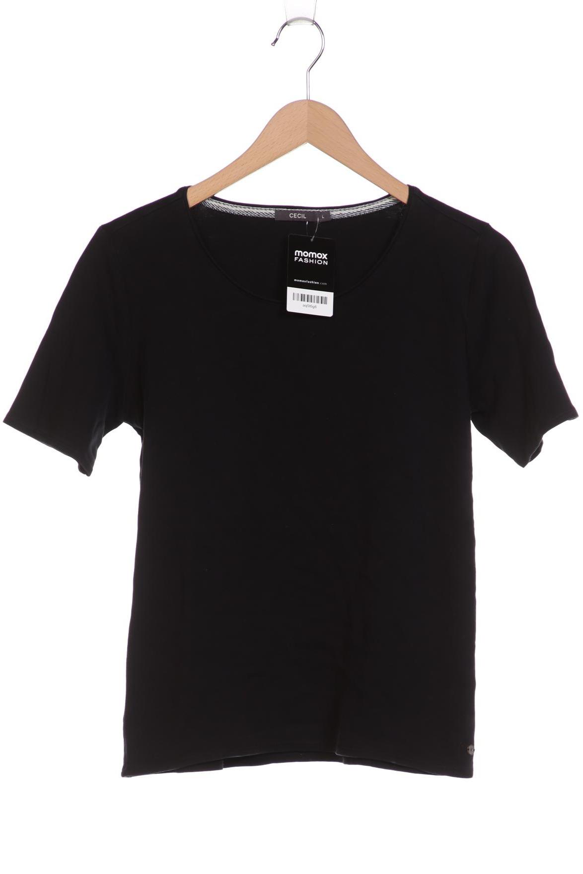 

Cecil Damen T-Shirt, schwarz, Gr. 42