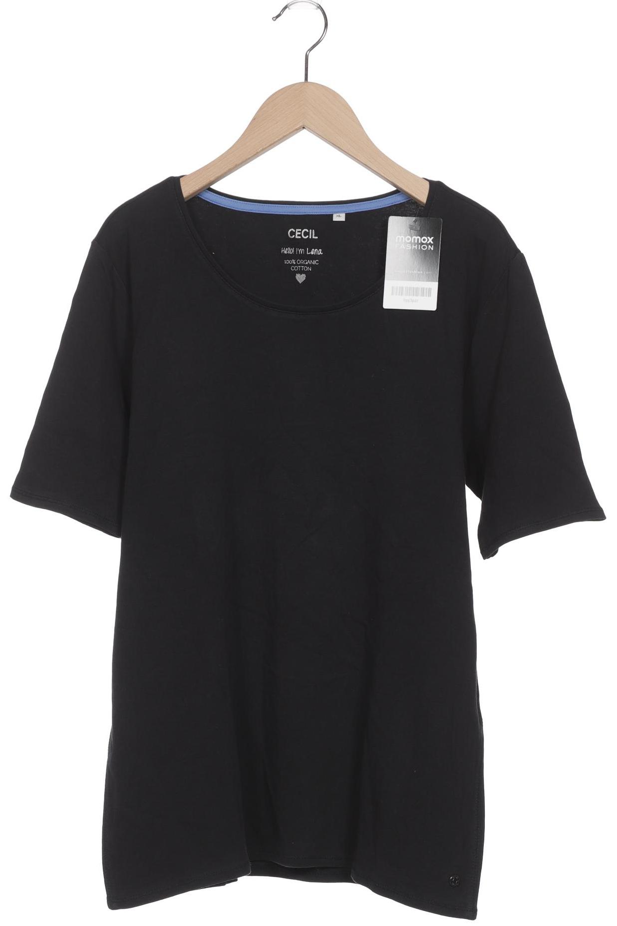 

CECIL Damen T-Shirt, schwarz