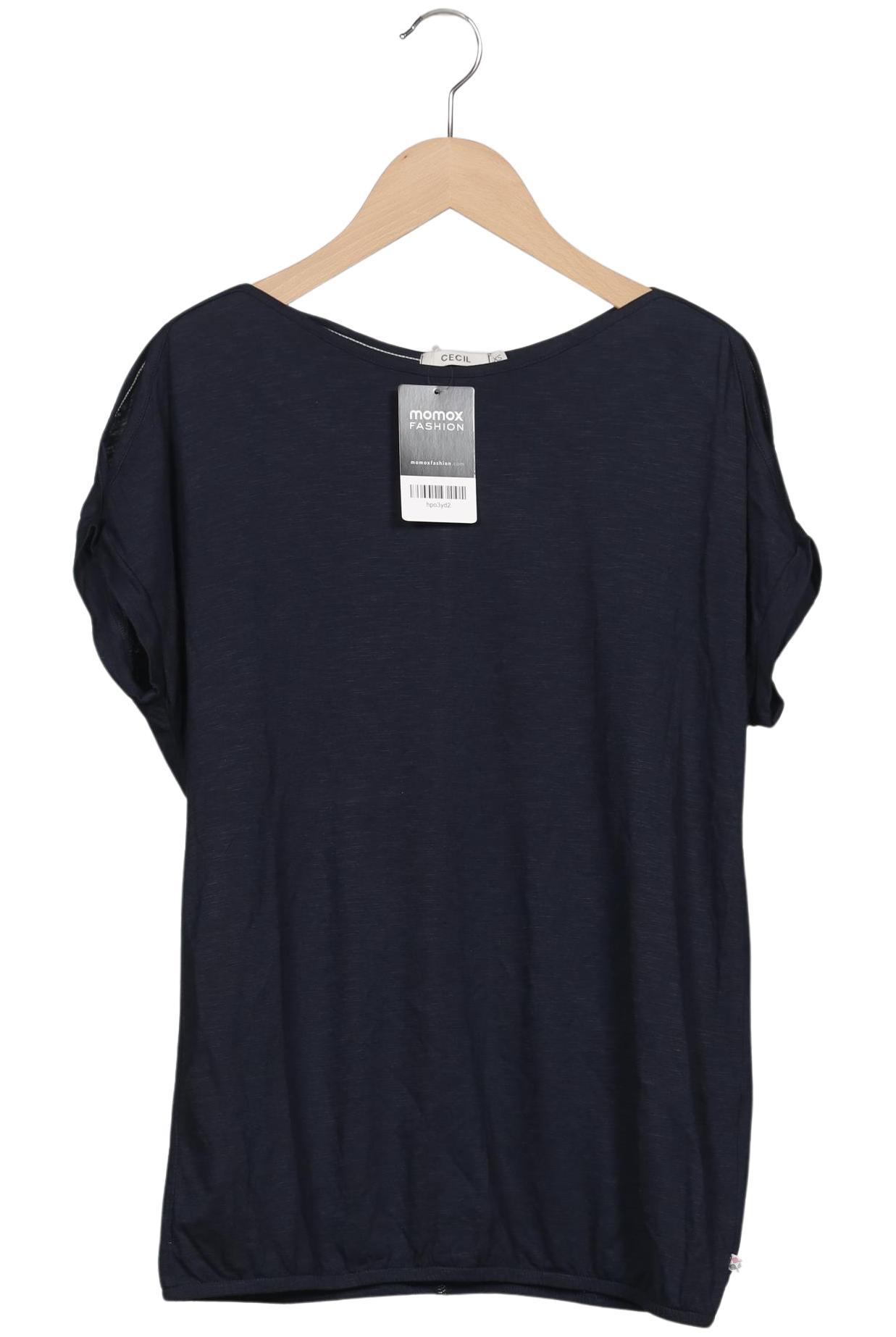 

Cecil Damen T-Shirt, marineblau, Gr. 34