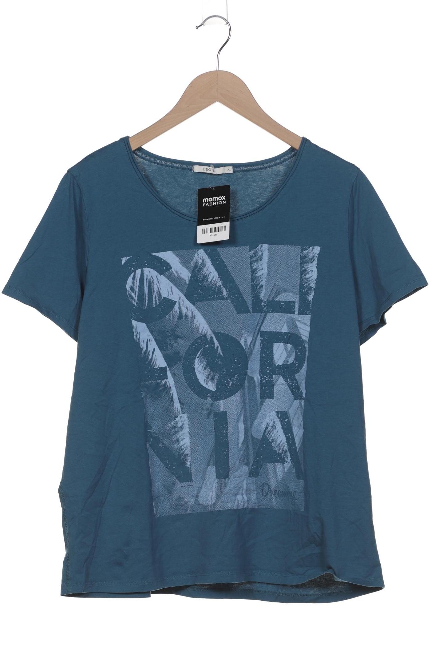 

Cecil Damen T-Shirt, blau, Gr. 44