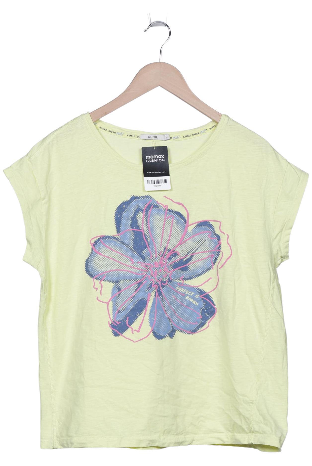 

Cecil Damen T-Shirt, gelb, Gr. 42