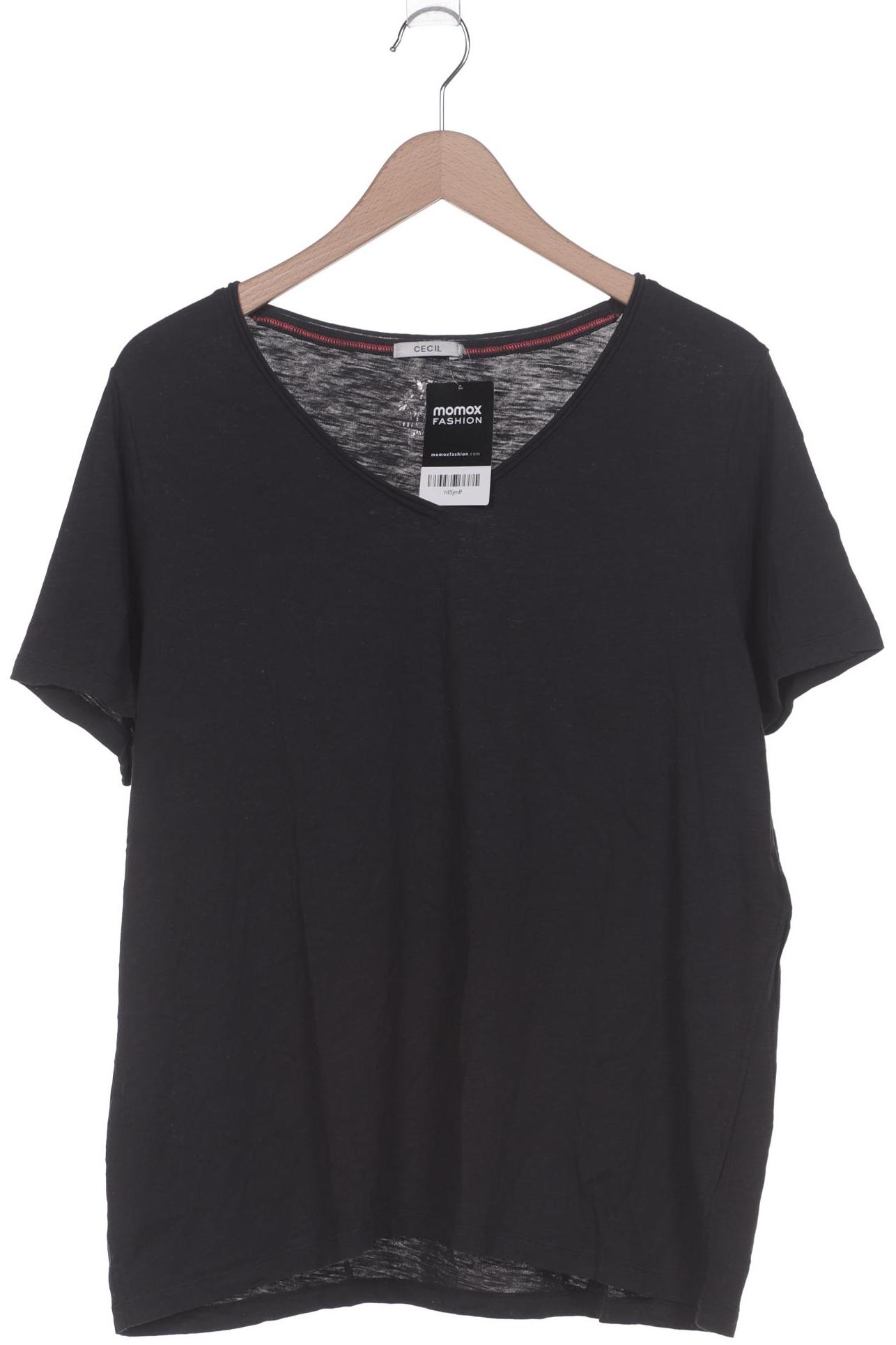 

Cecil Damen T-Shirt, schwarz, Gr. 48