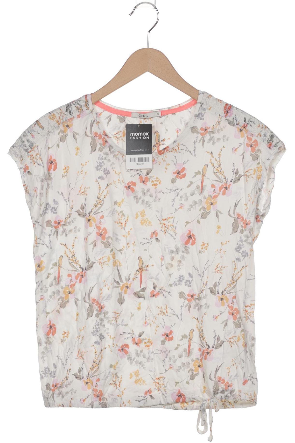 

Cecil Damen T-Shirt, cremeweiß, Gr. 36
