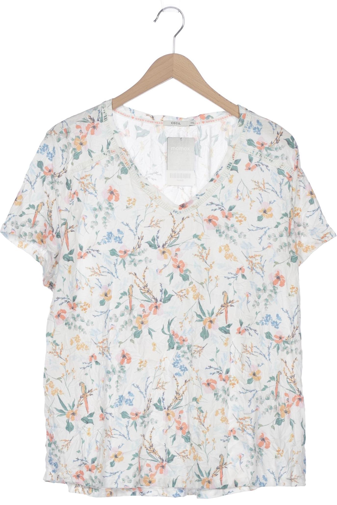 

Cecil Damen T-Shirt, mehrfarbig, Gr. 46