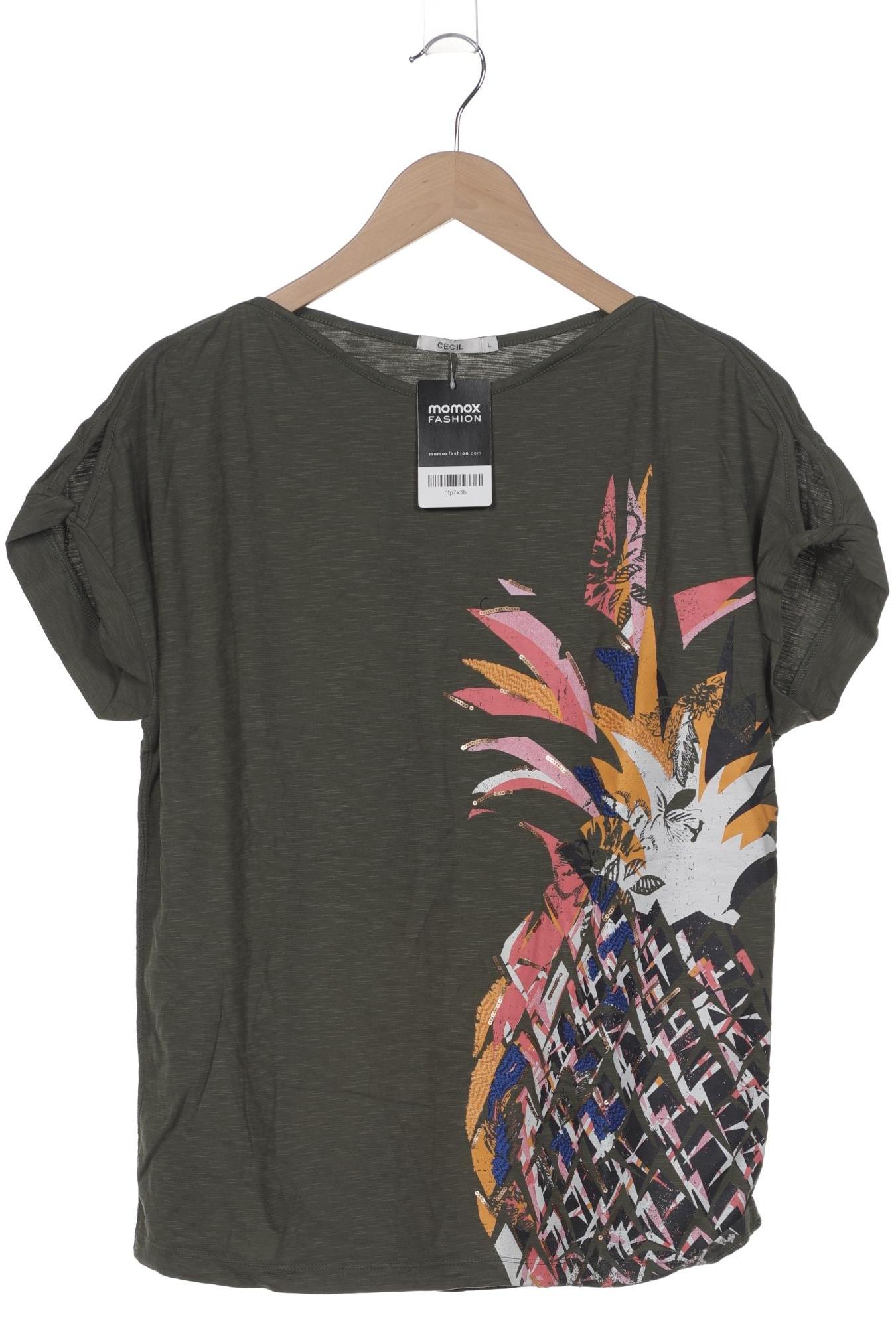 

Cecil Damen T-Shirt, grün, Gr. 42