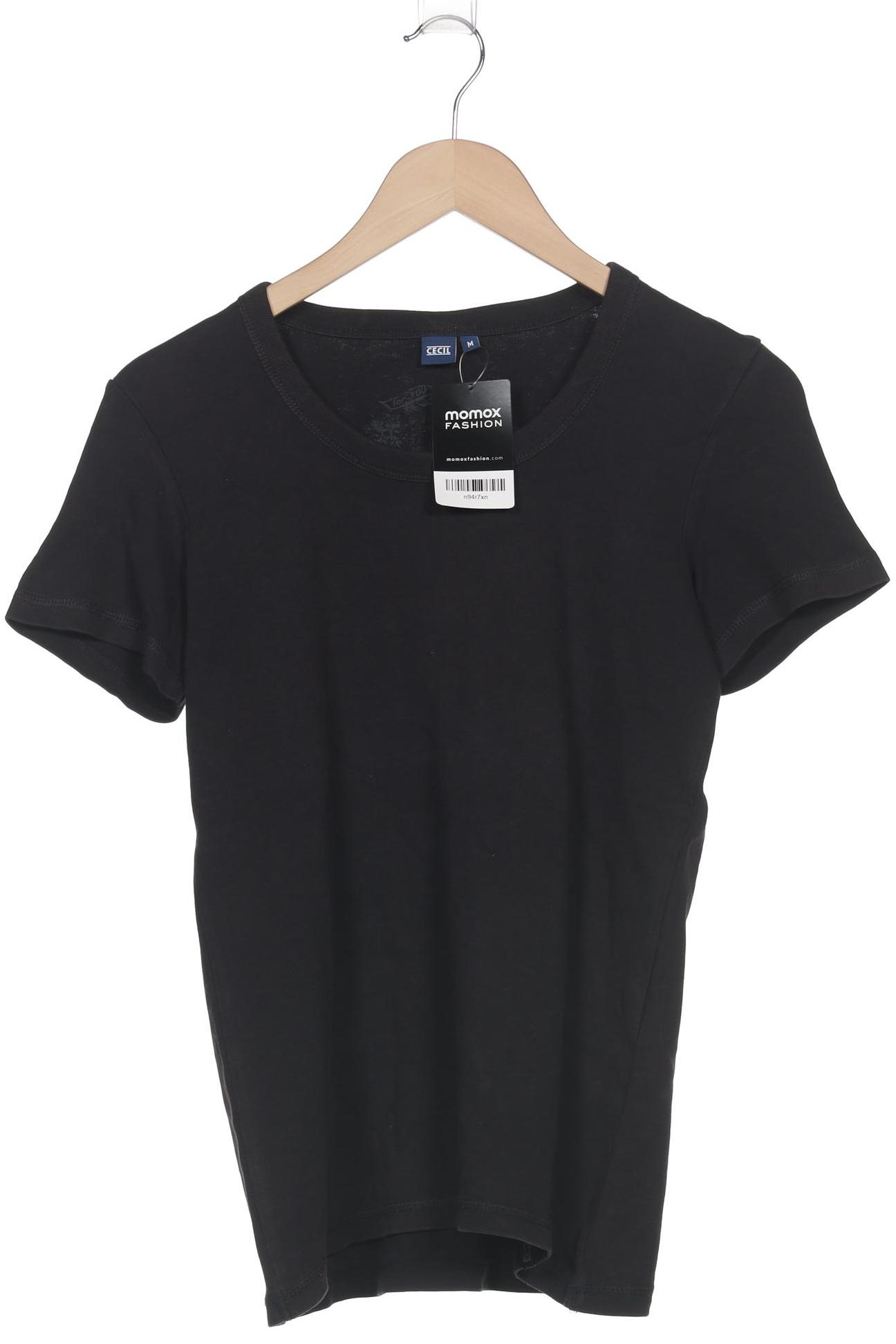 

Cecil Damen T-Shirt, schwarz, Gr. 38