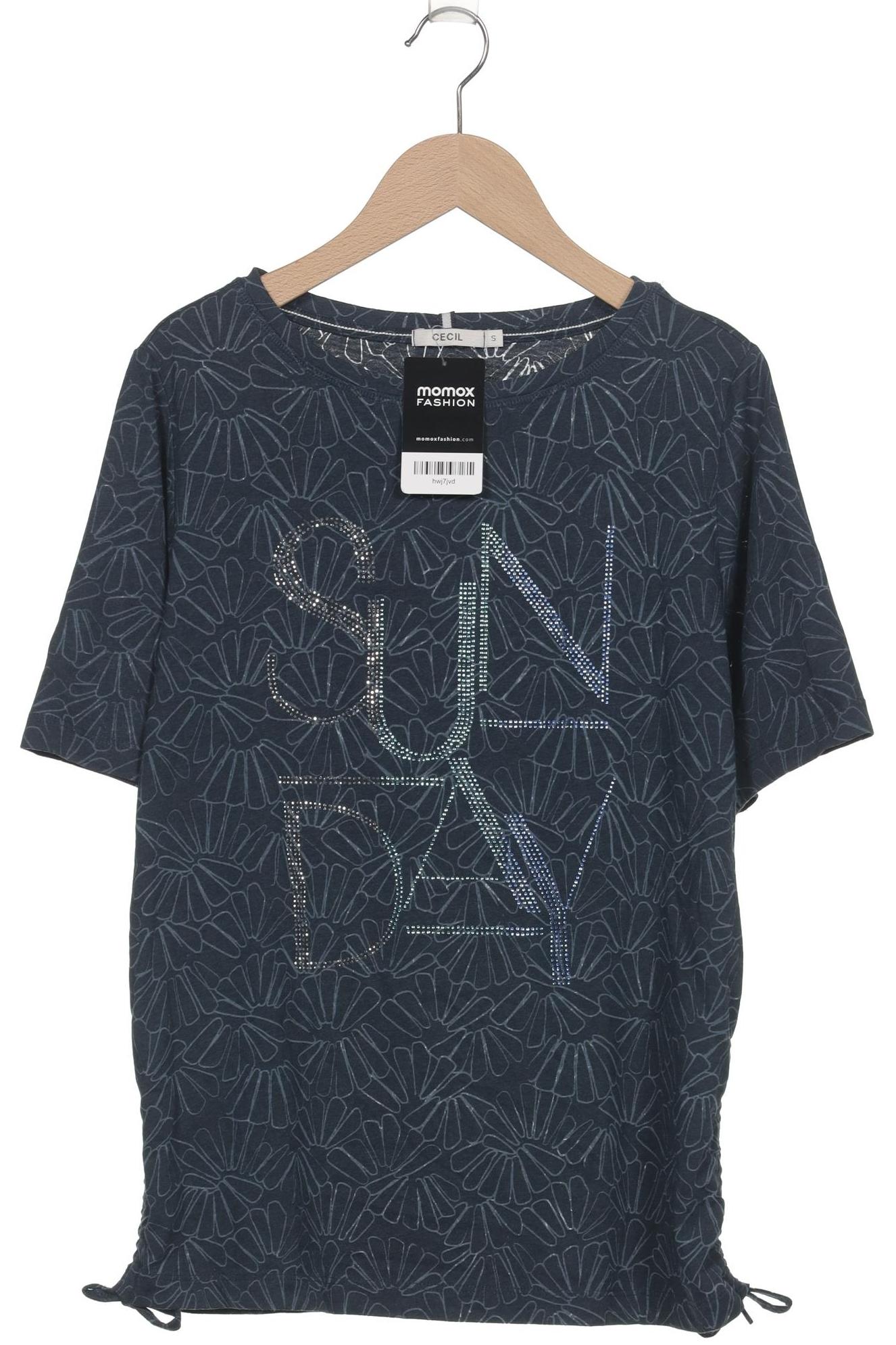

Cecil Damen T-Shirt, marineblau, Gr. 36
