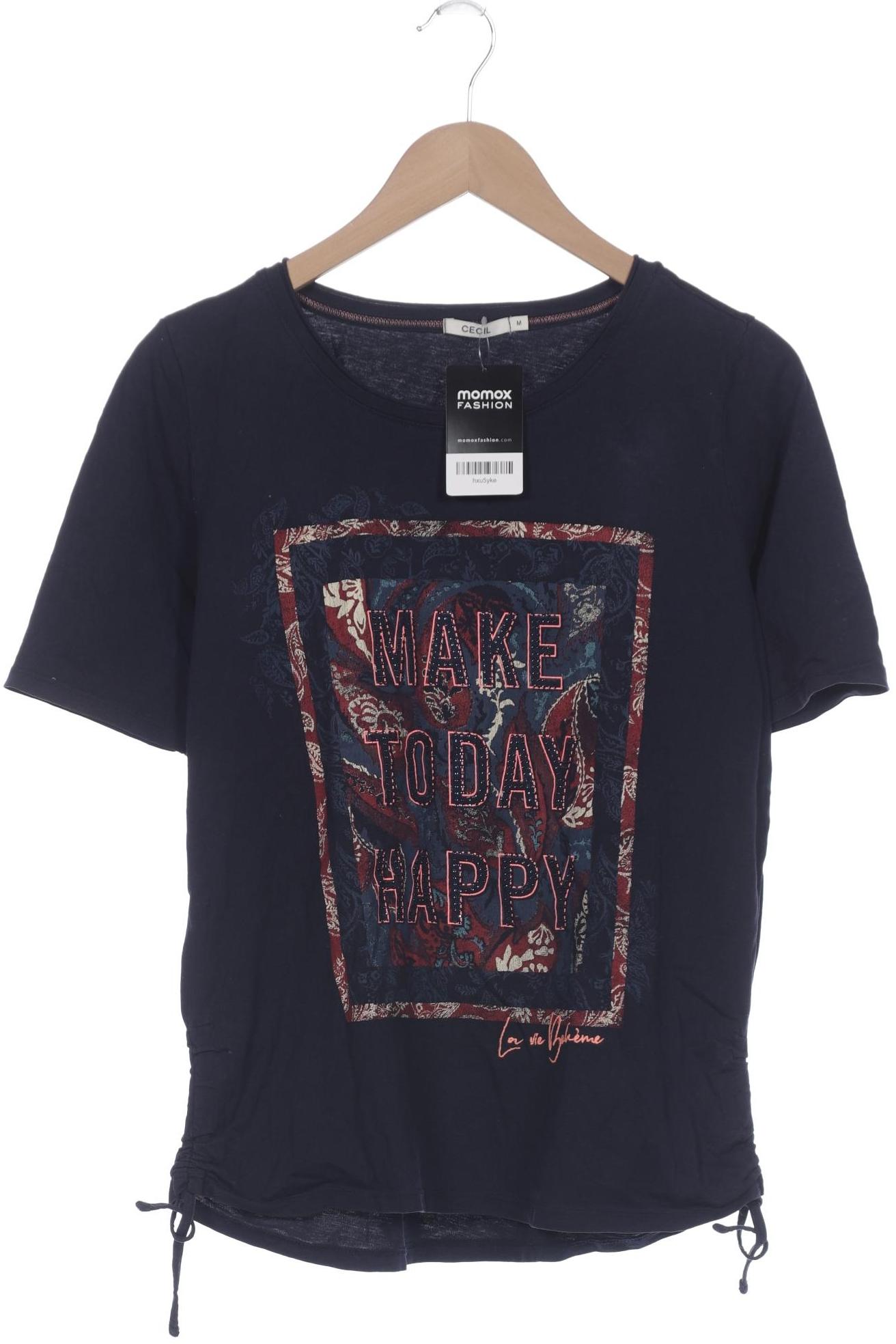 

Cecil Damen T-Shirt, marineblau, Gr. 38