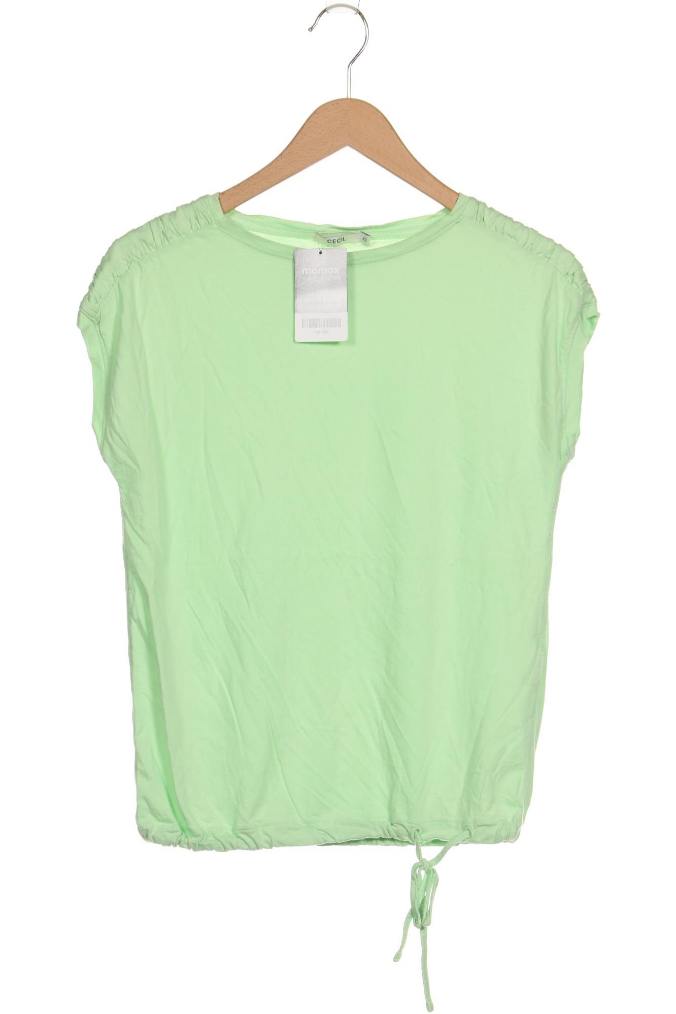 

Cecil Damen T-Shirt, hellgrün, Gr. 34
