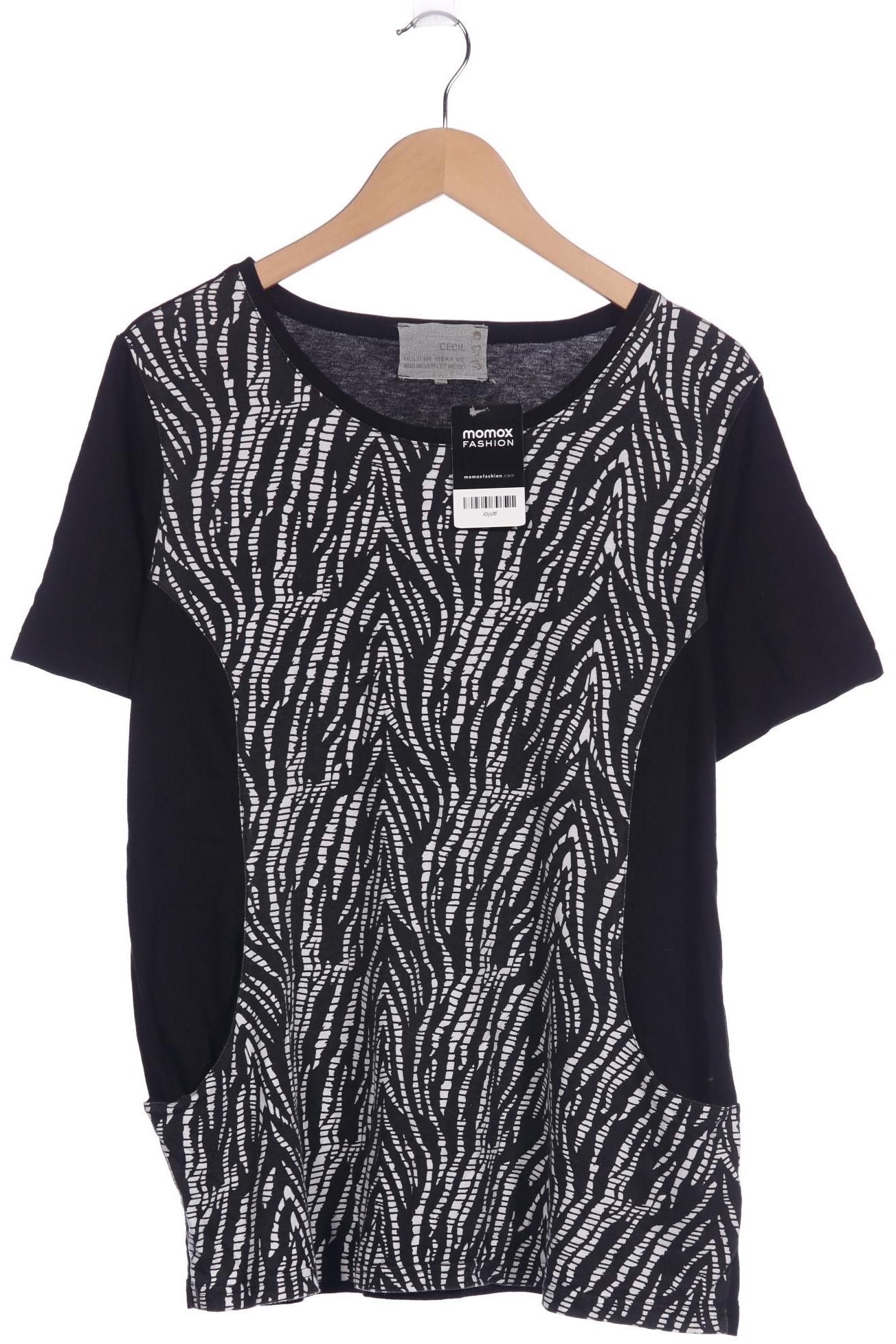 

Cecil Damen T-Shirt, schwarz, Gr. 42