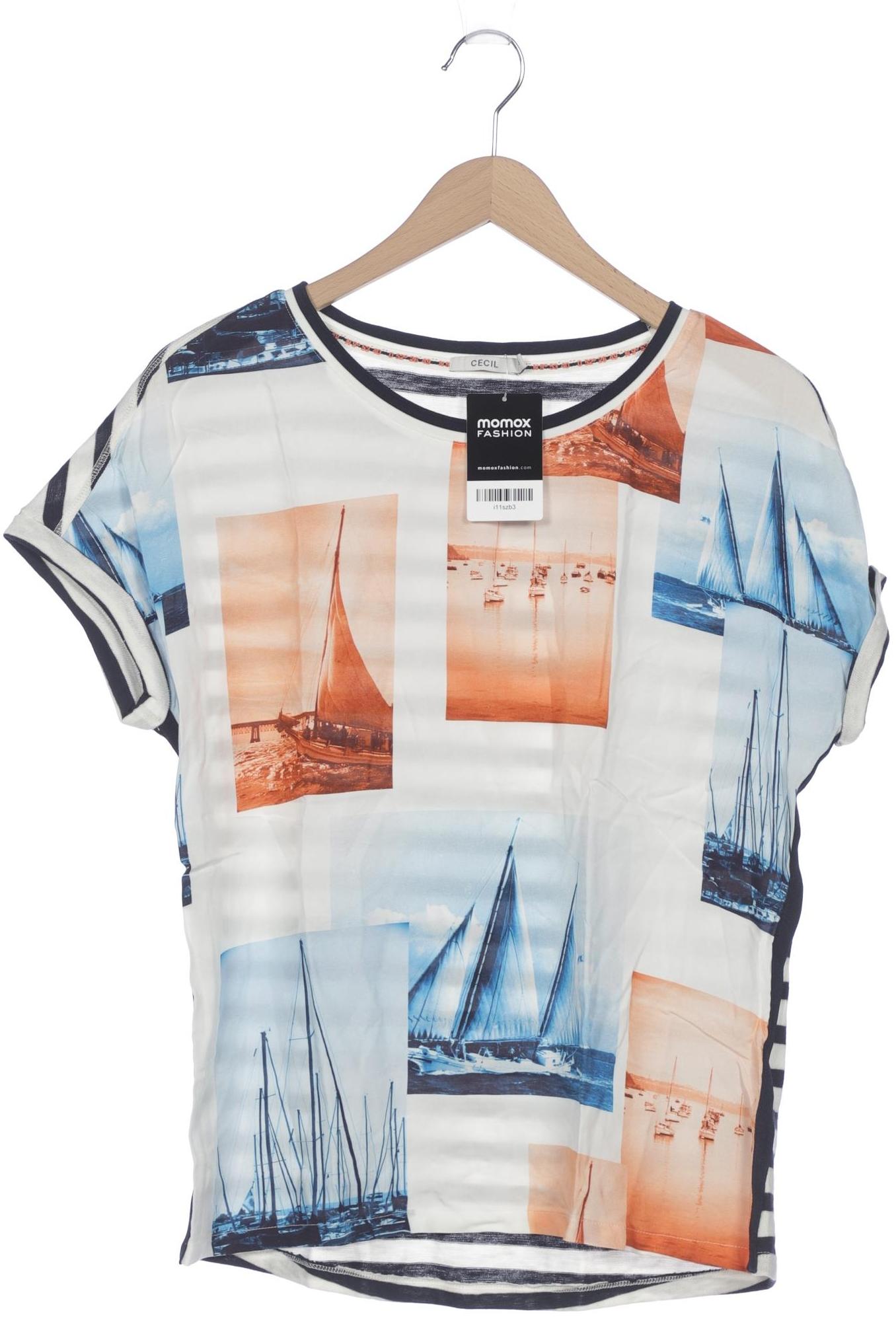 

Cecil Damen T-Shirt, mehrfarbig, Gr. 36