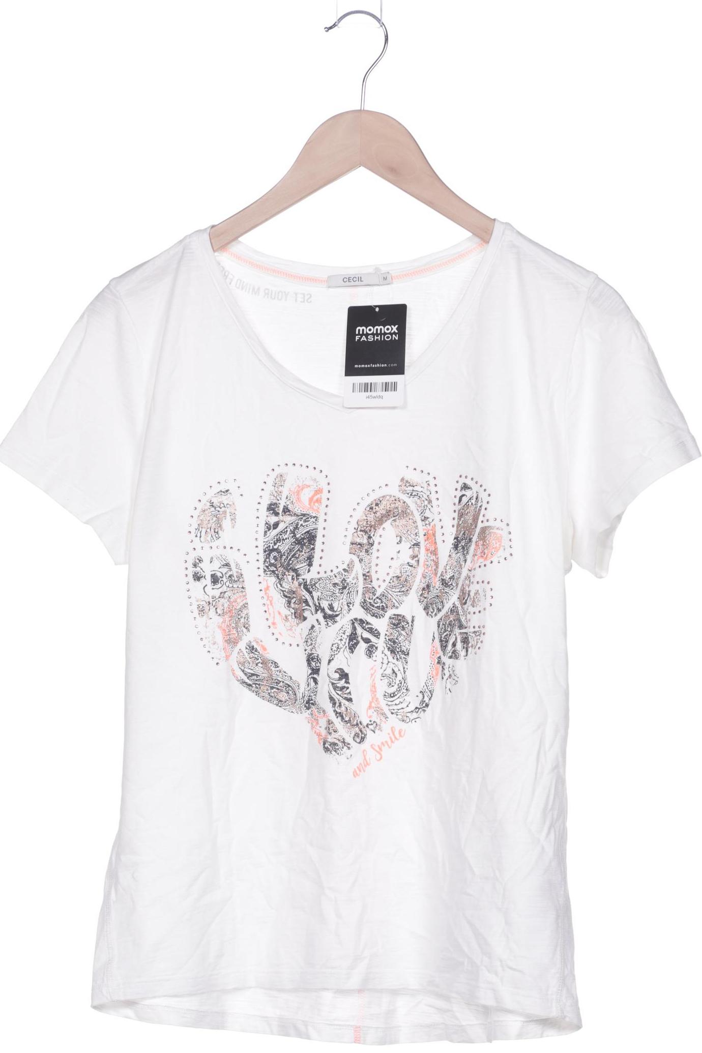 

CECIL Damen T-Shirt, weiß