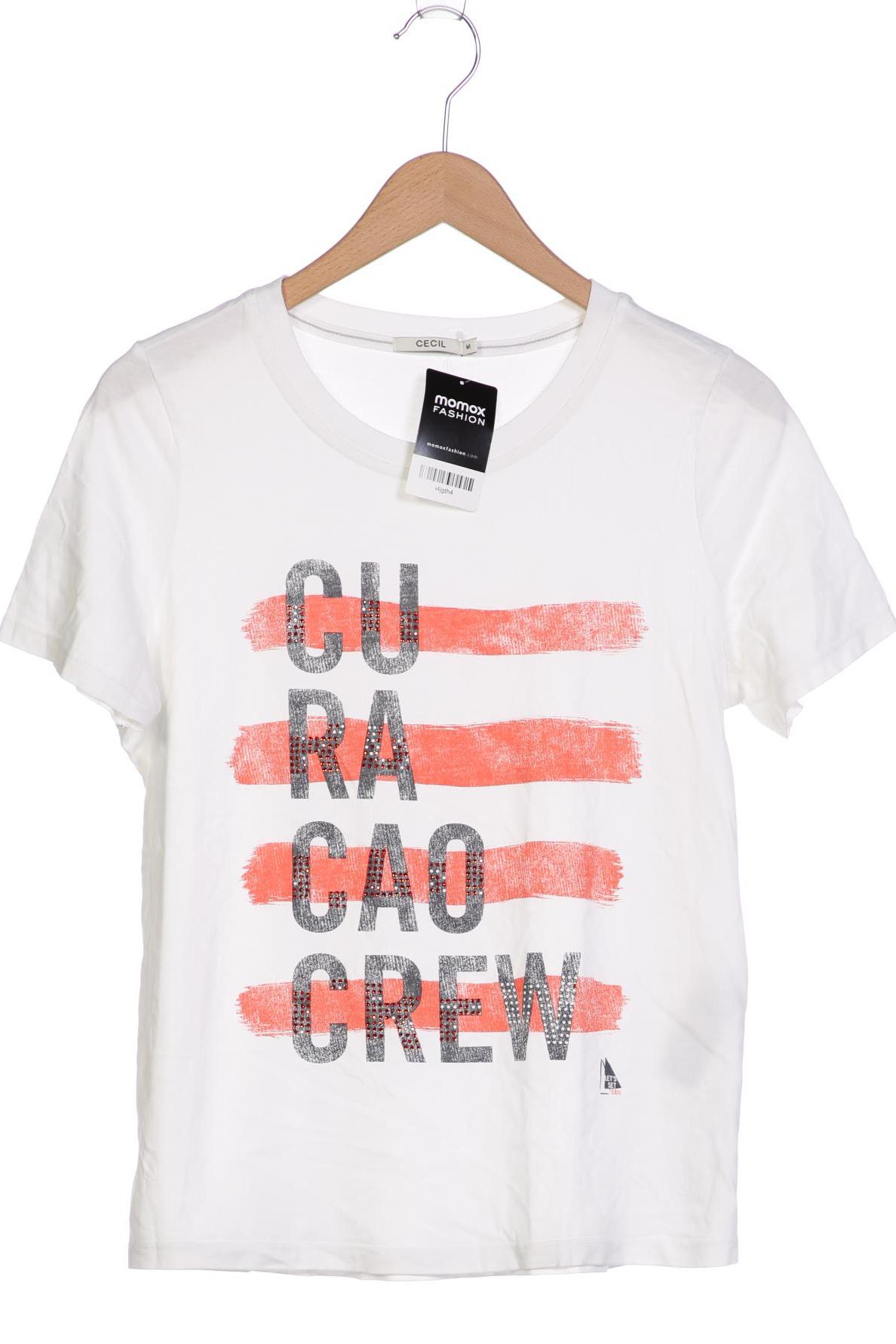 

CECIL Damen T-Shirt, weiß