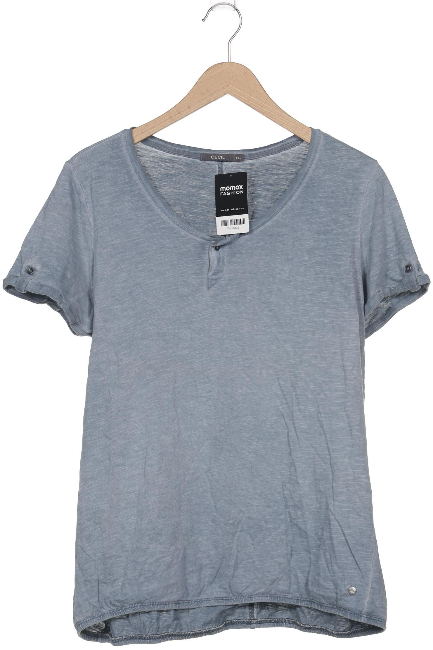 

Cecil Damen T-Shirt, blau, Gr. 46