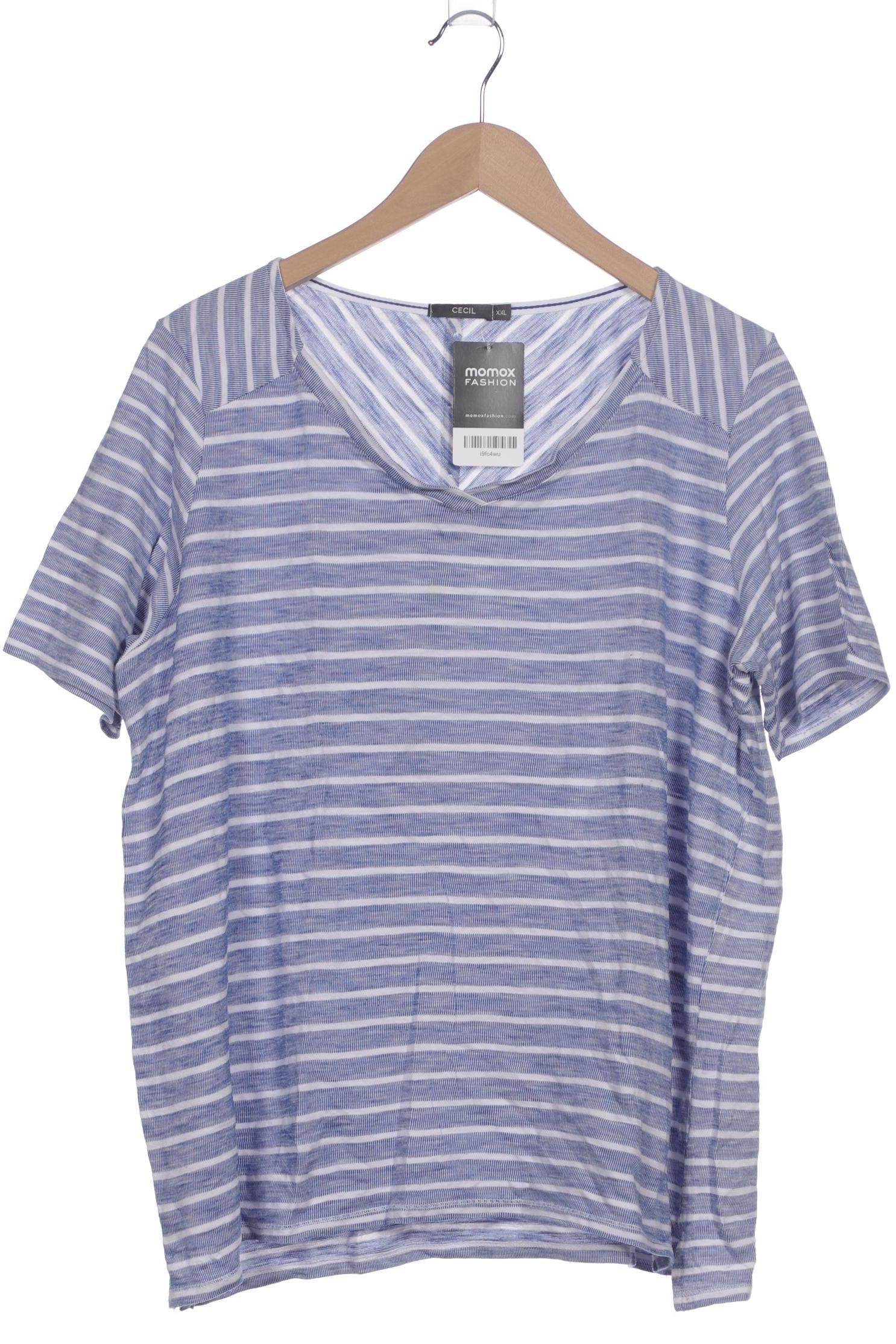 

Cecil Damen T-Shirt, blau, Gr. 46