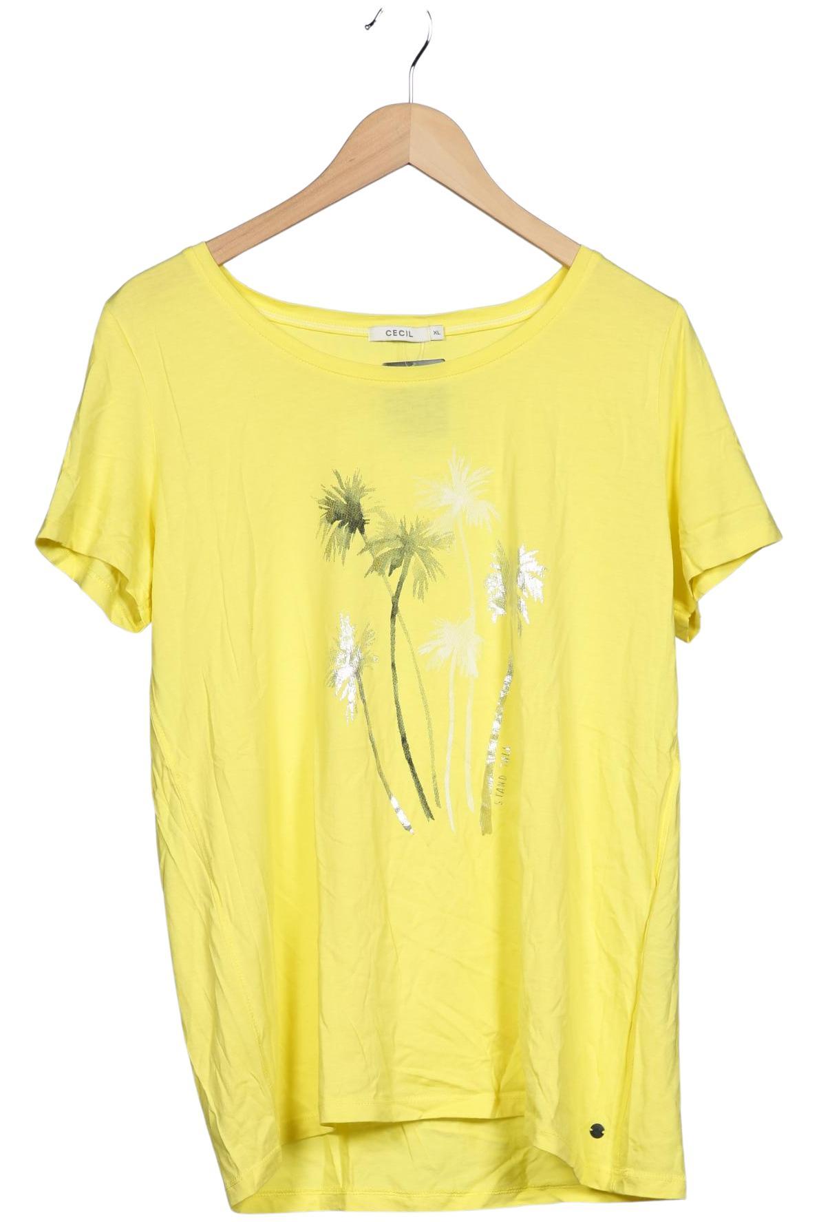 

Cecil Damen T-Shirt, gelb, Gr. 44
