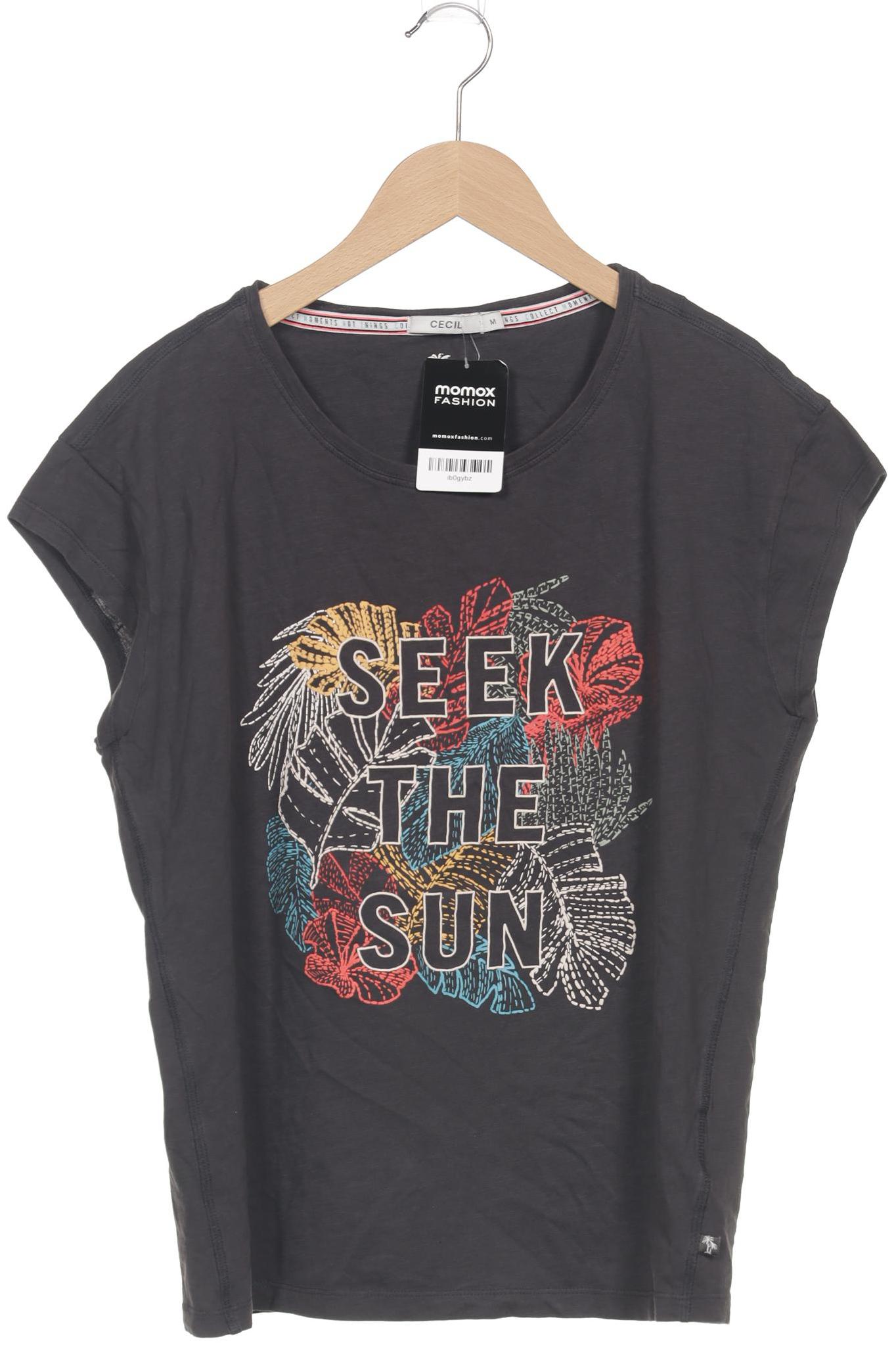 

Cecil Damen T-Shirt, grau, Gr. 38