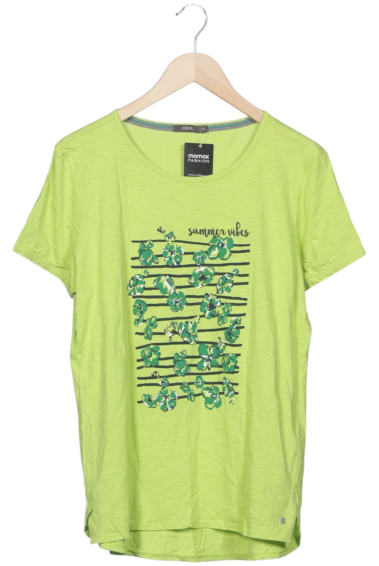 

Cecil Damen T-Shirt, hellgrün, Gr. 44
