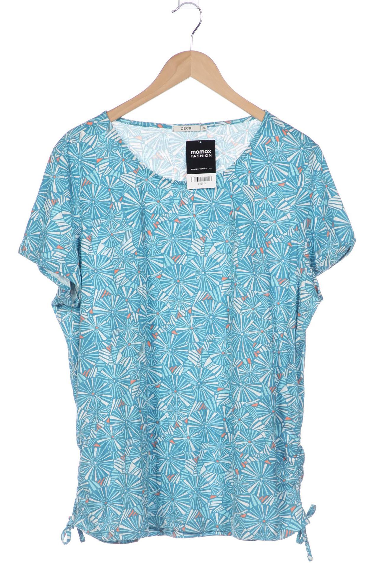 

Cecil Damen T-Shirt, blau, Gr. 46