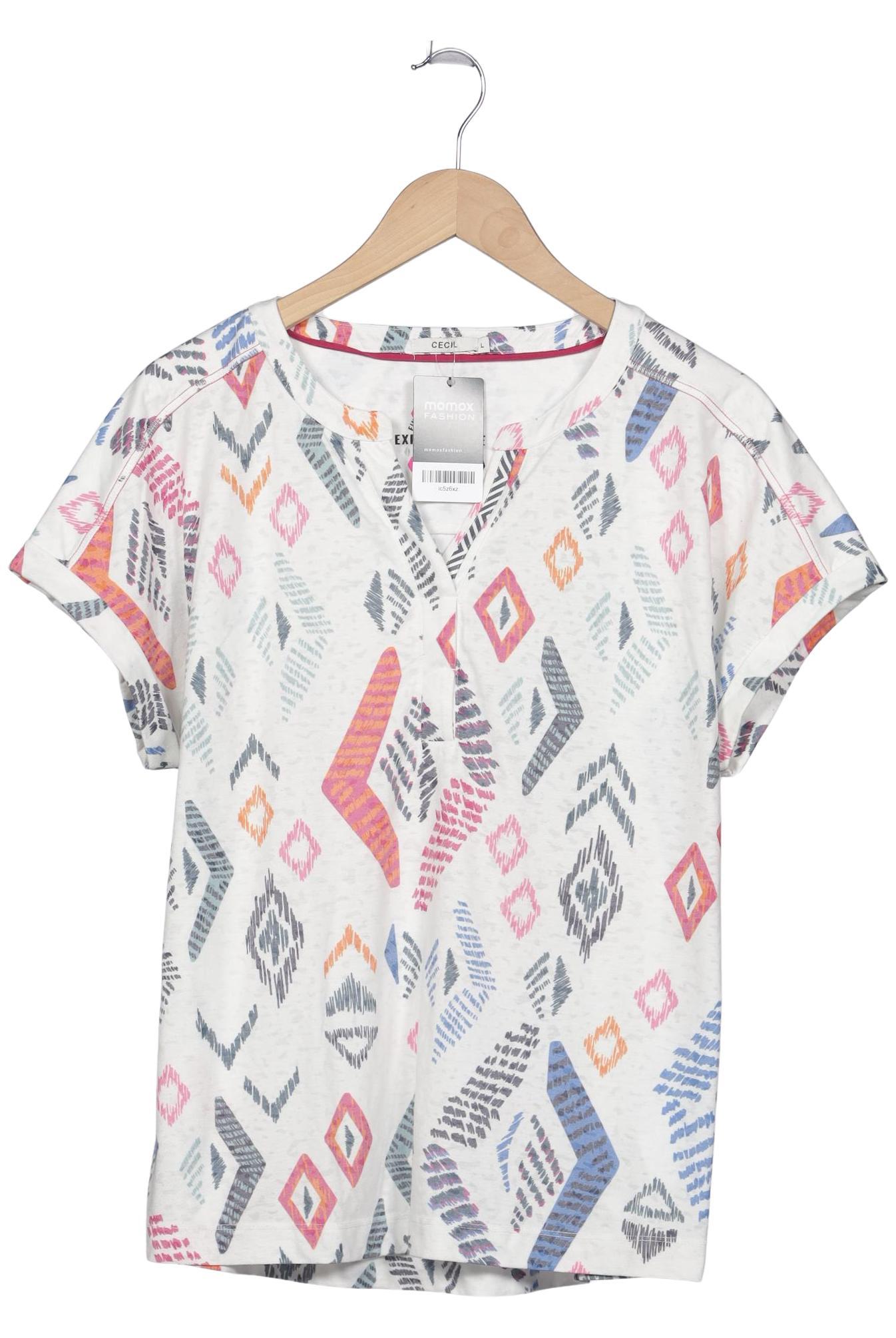 

Cecil Damen T-Shirt, weiß, Gr. 42