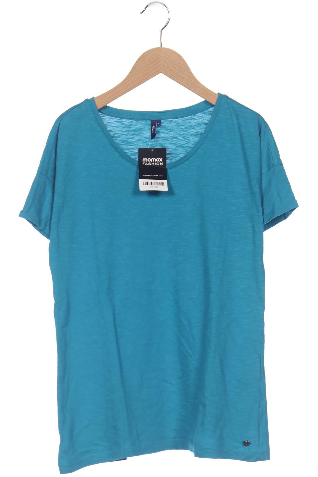 

Cecil Damen T-Shirt, blau, Gr. 36