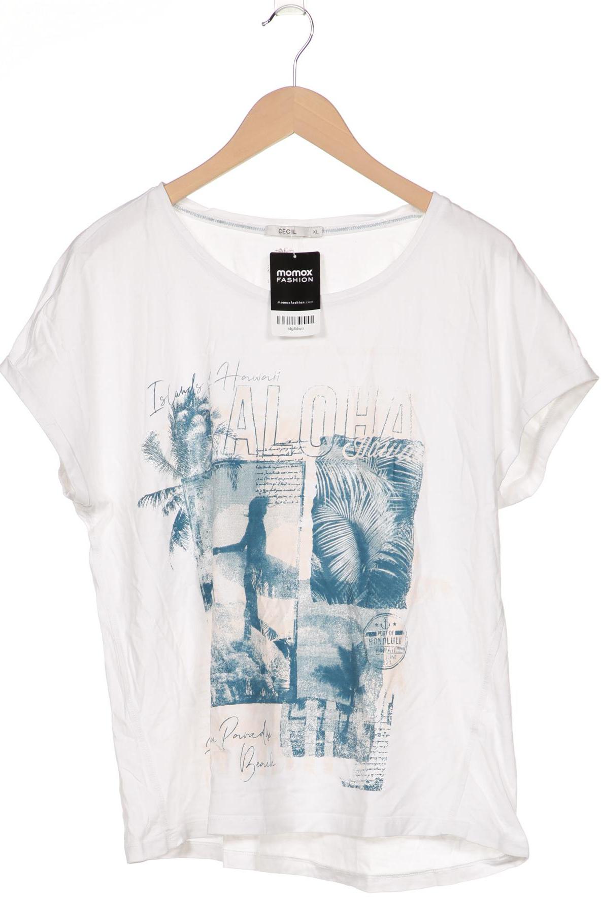 

CECIL Damen T-Shirt, weiß