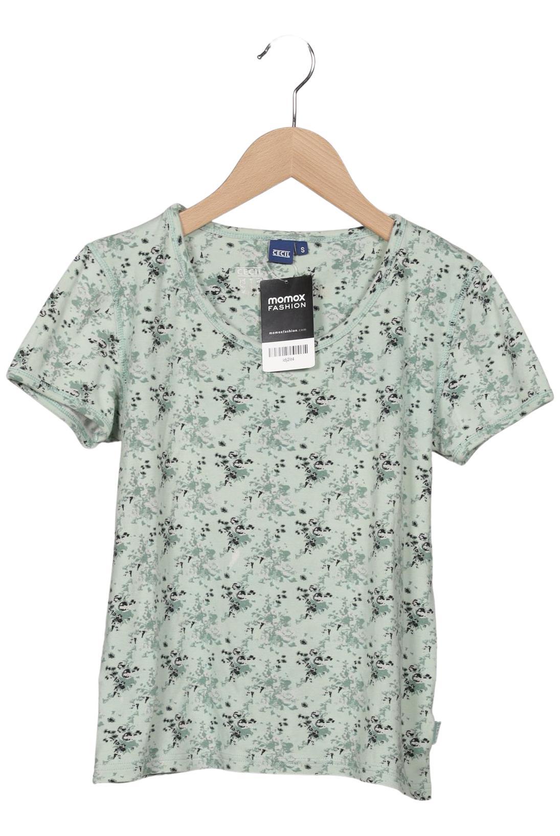 

Cecil Damen T-Shirt, hellgrün, Gr. 36