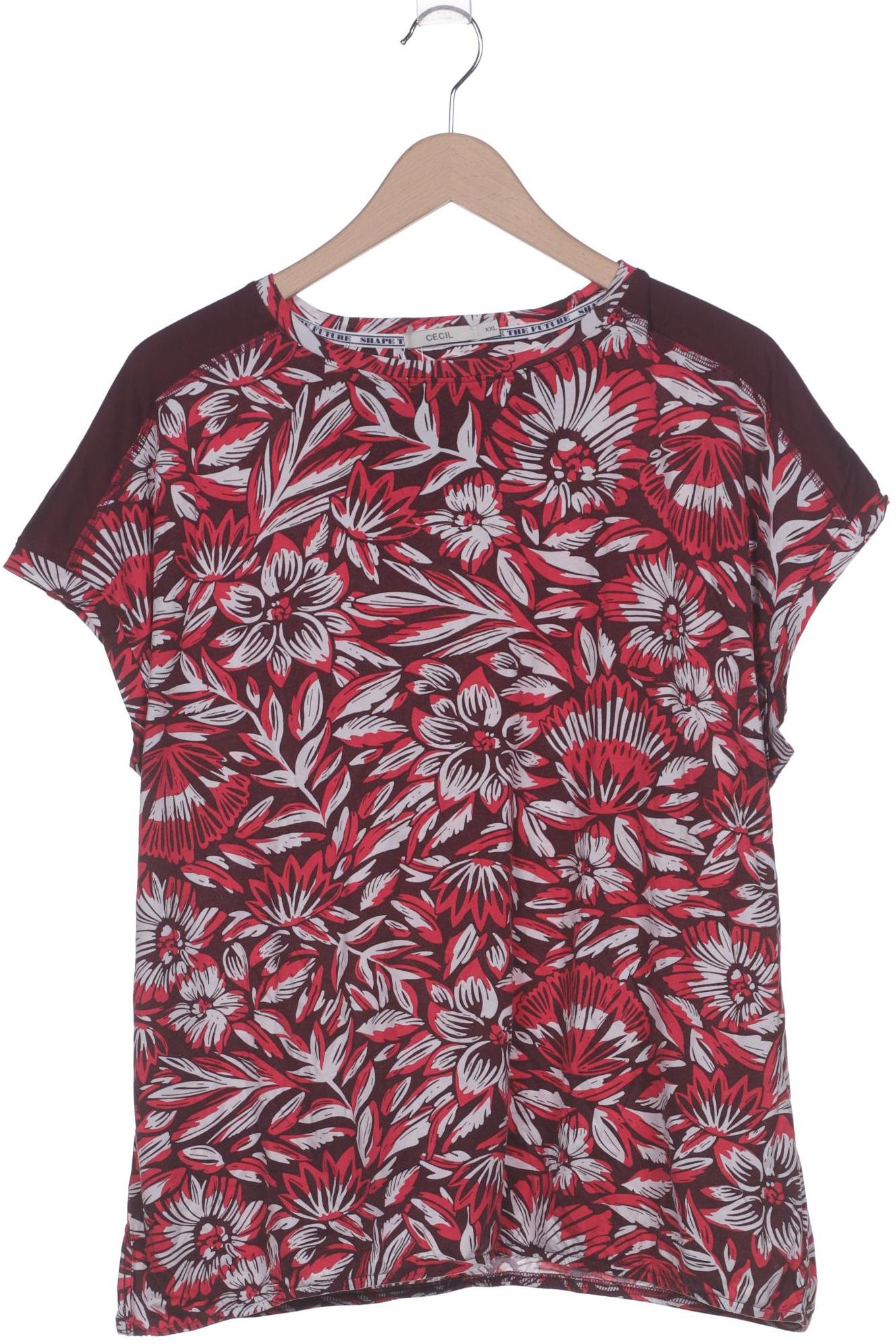 

Cecil Damen T-Shirt, bordeaux, Gr. 46