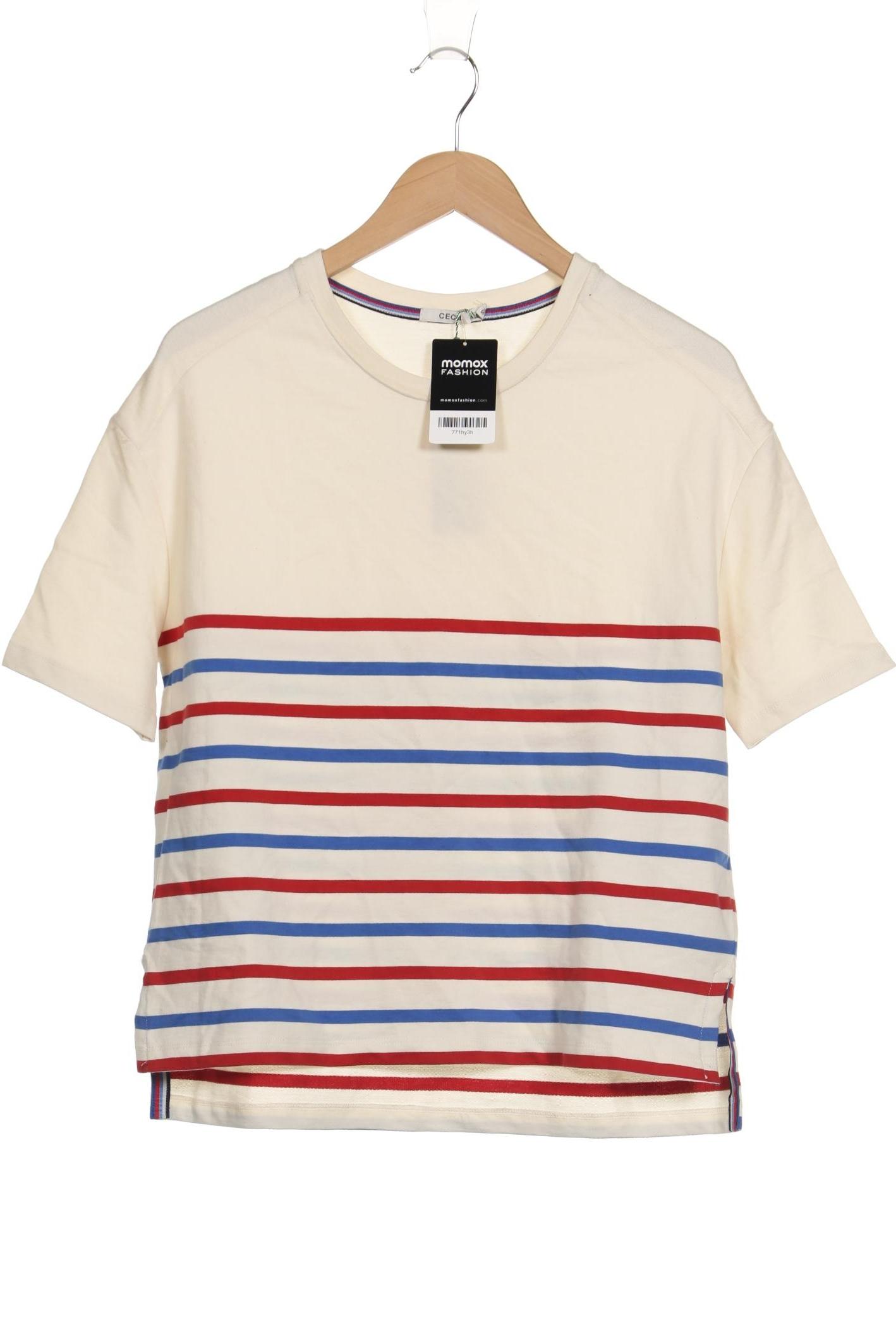 

Cecil Damen T-Shirt, cremeweiß, Gr. 34